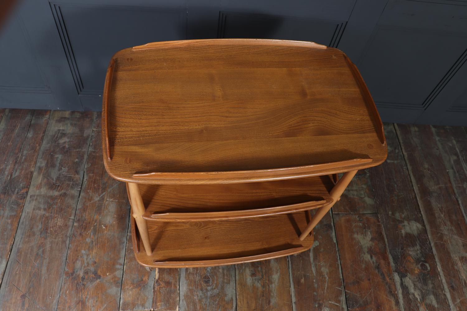 Milieu du XXe siècle Chariot Ercol du milieu du siècle en orme clair en vente