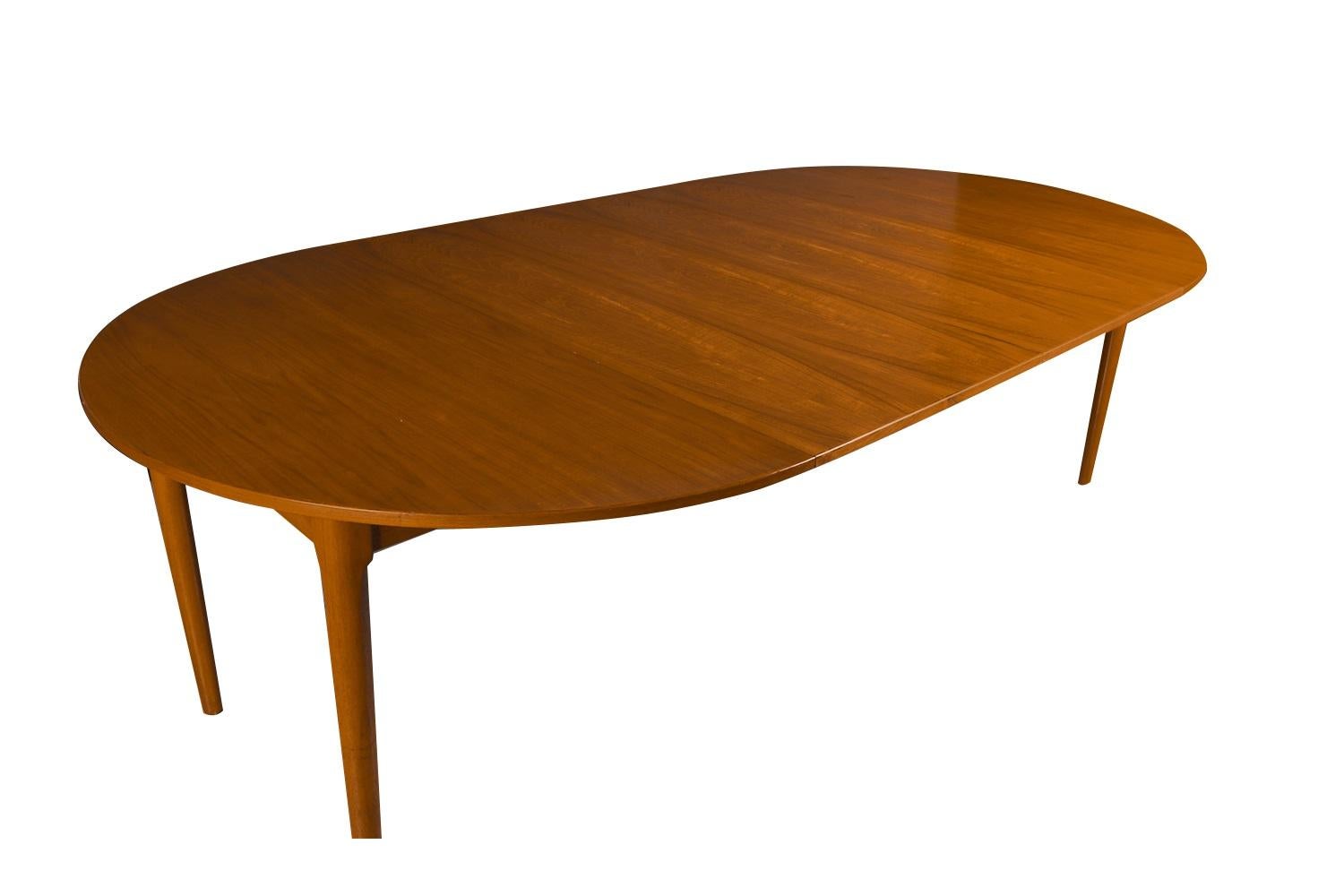 Mid-20th Century Mid Century Erik Buch for Povl Dinesen Danish Teak Extendable Dining Table