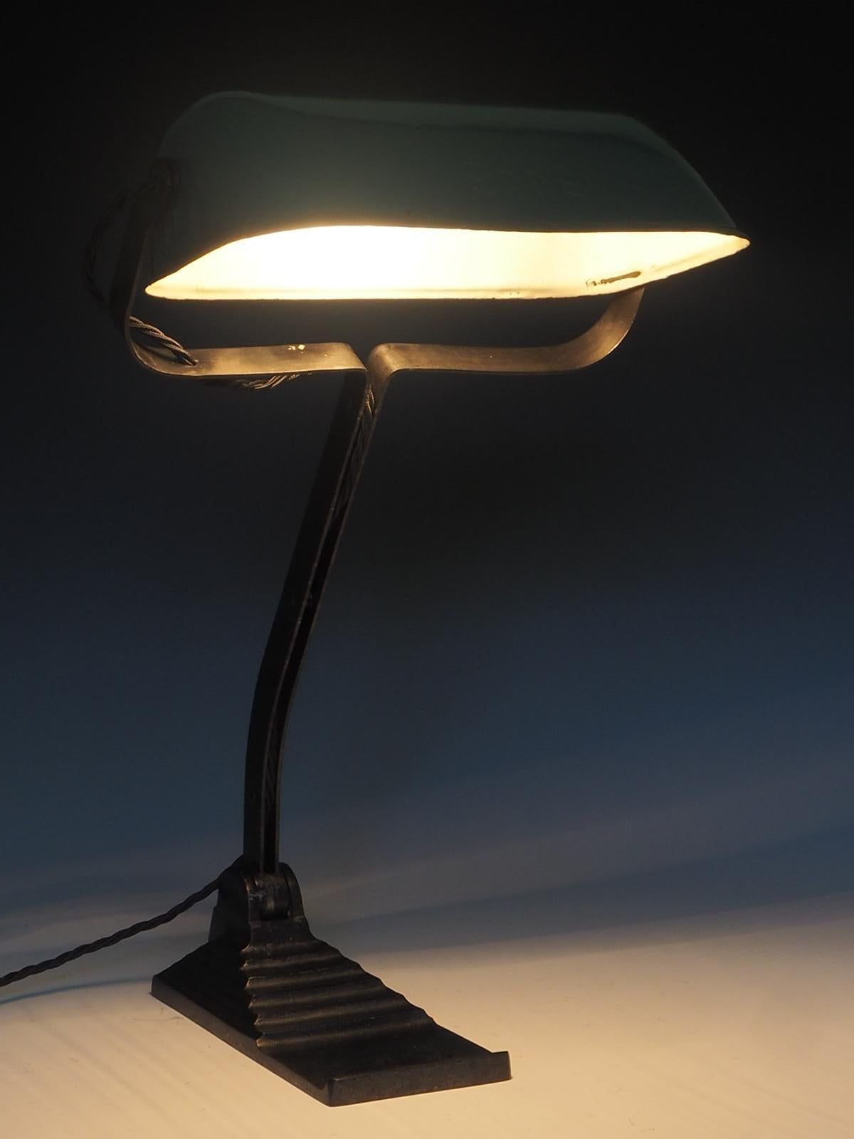 Mid Century Erpe Desk Lamp Belgium Vintage Industrial For Sale 10