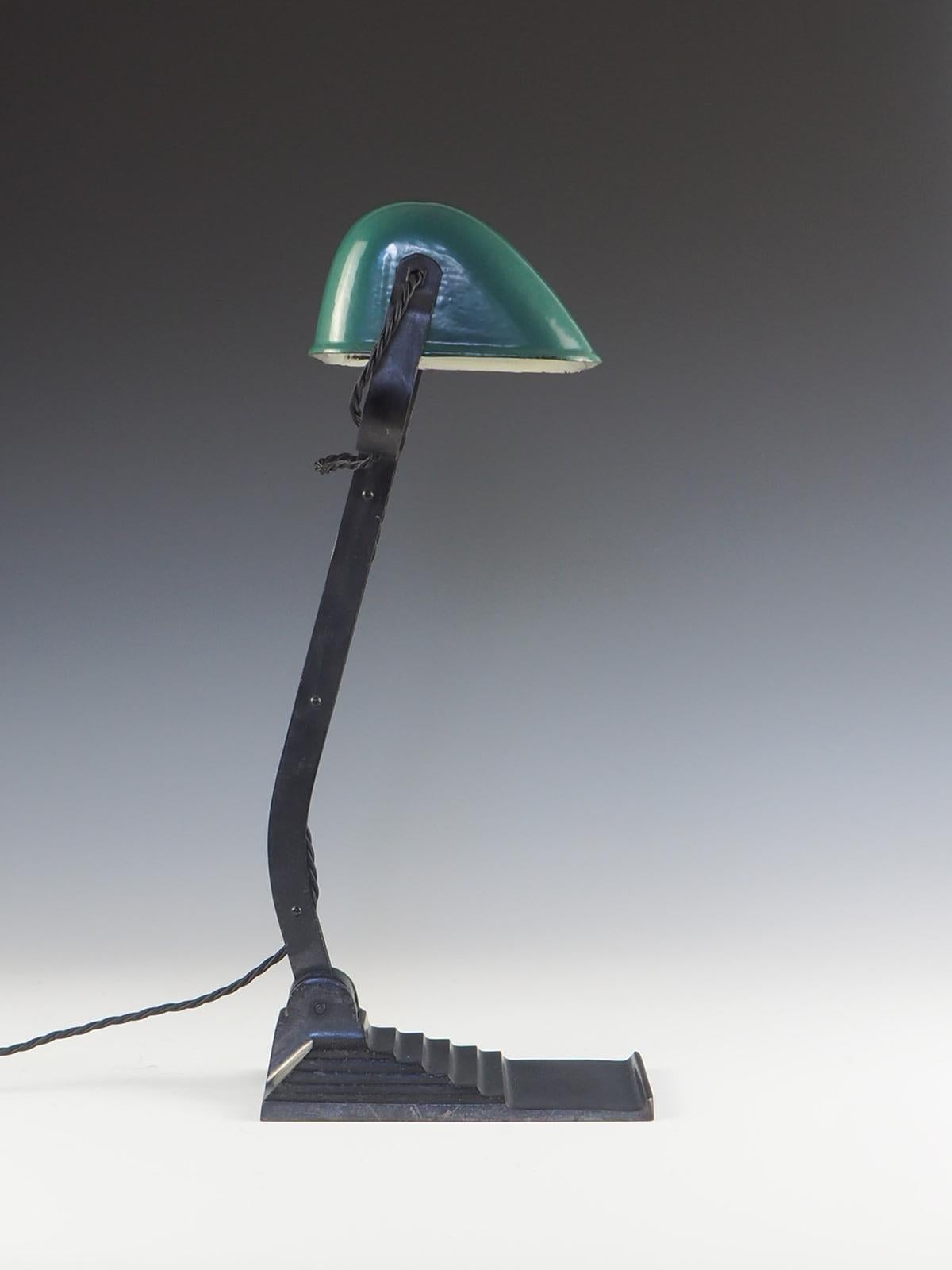 Mid Century Erpe Desk Lamp Belgium Vintage Industrial For Sale 1