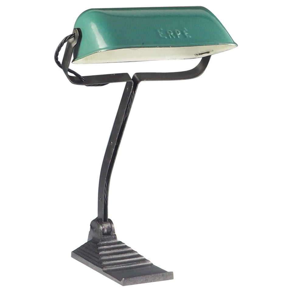 Mid Century Erpe Desk Lamp Belgium Vintage Industrial