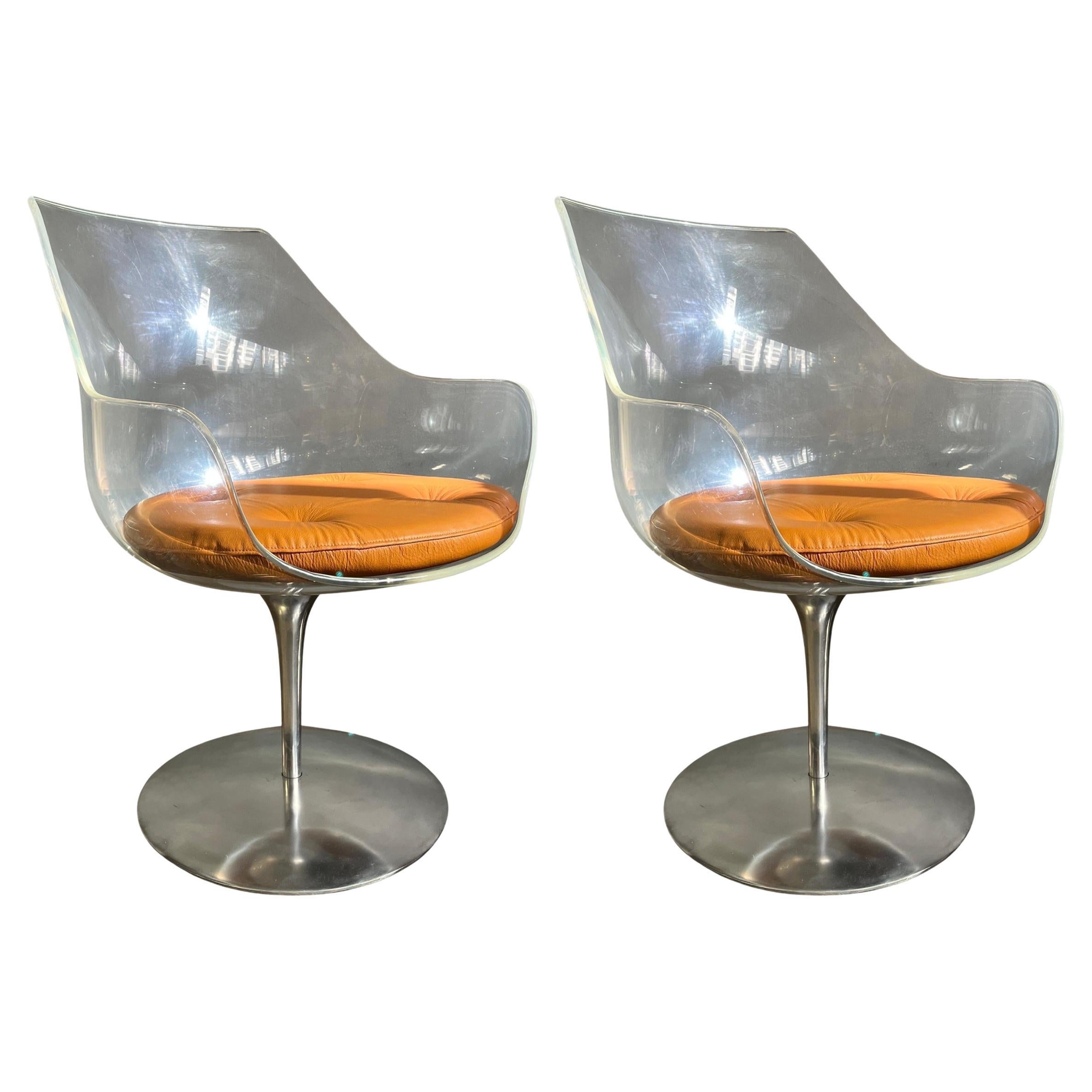 Mid-Century Erwine and Estelle Laverne Champagne Chairs, 1960 For Sale