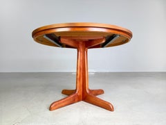 Mitte des Jahrhunderts Esstisch ausziehbar Vintage dänisches Teakholz 1950er Jahre