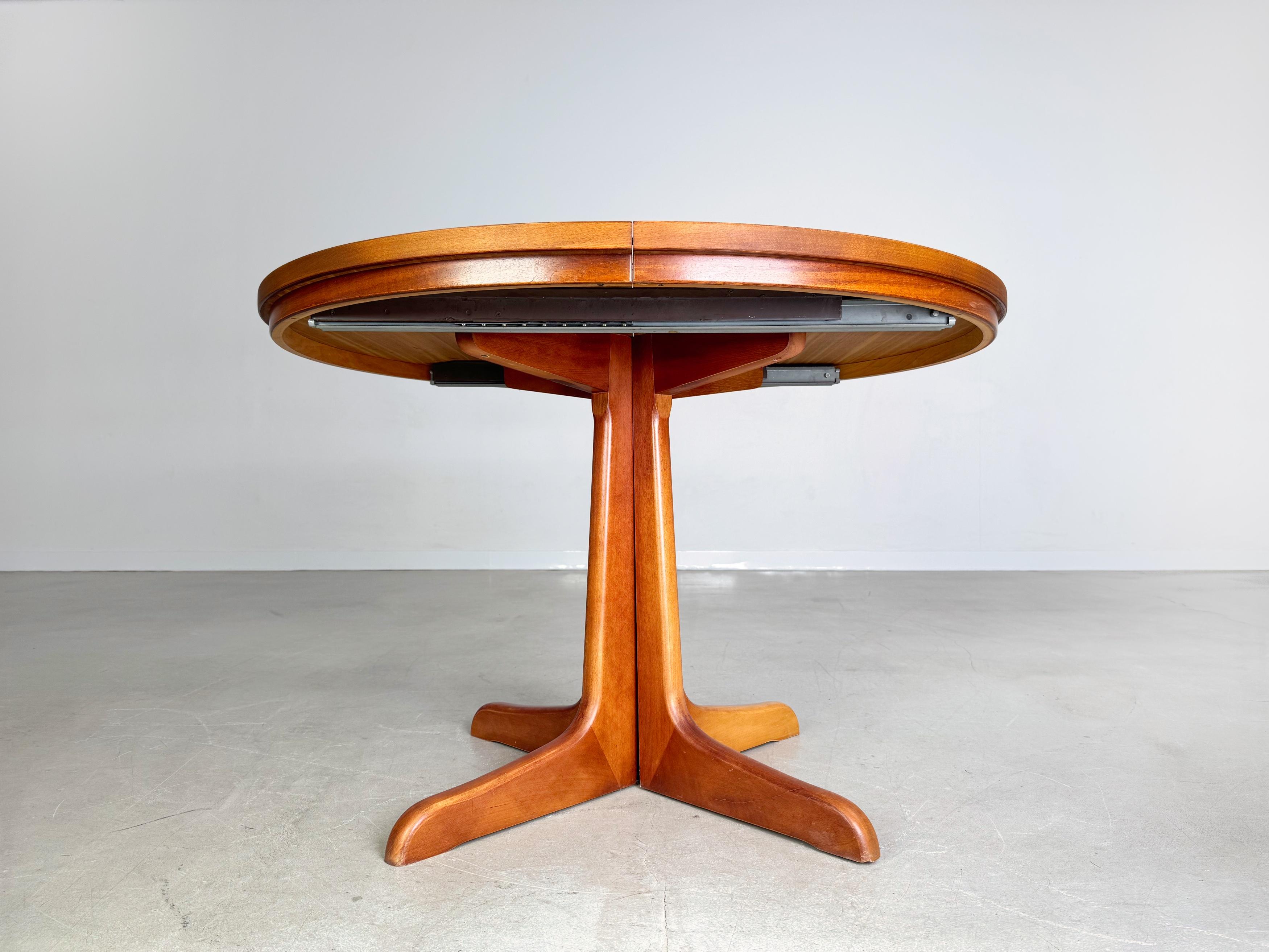 Unknown Mid Century Esstisch ausziehbar Vintage danish Teak 1950er For Sale