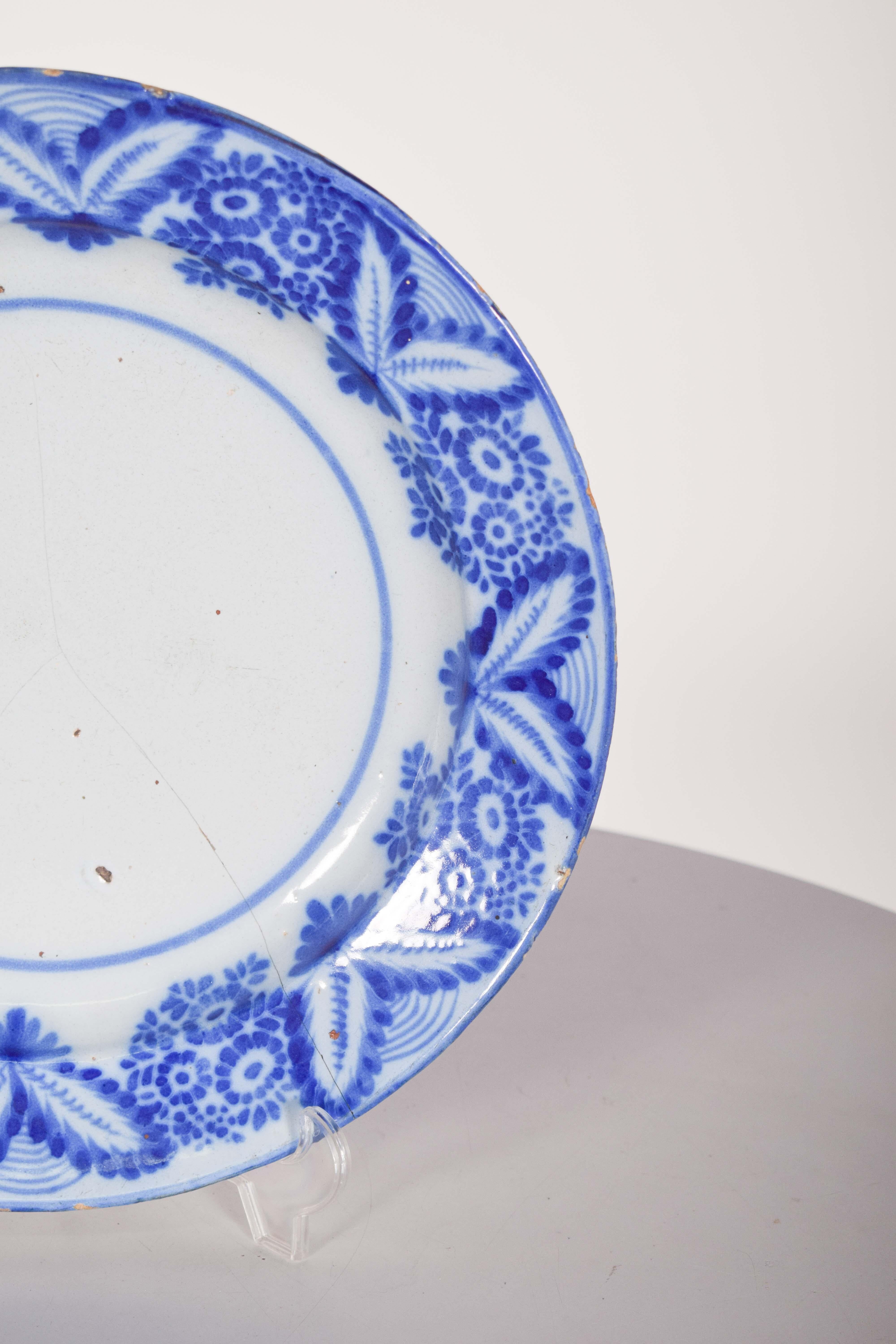 Portuguese Mid-Century European Ceramic Plate For Sale