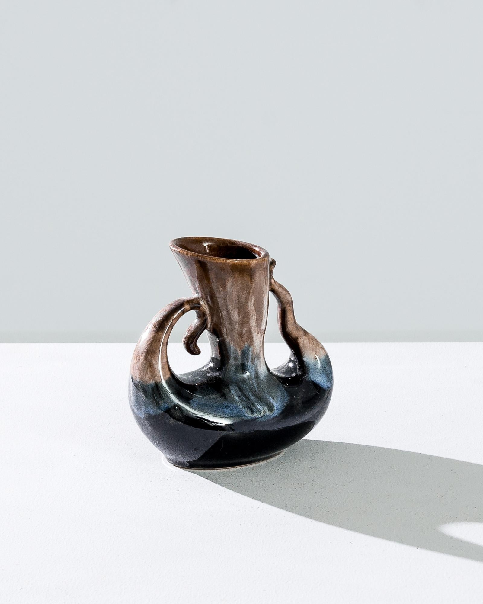 Mid-Century European Glazed Vase In Good Condition In High Point, NC