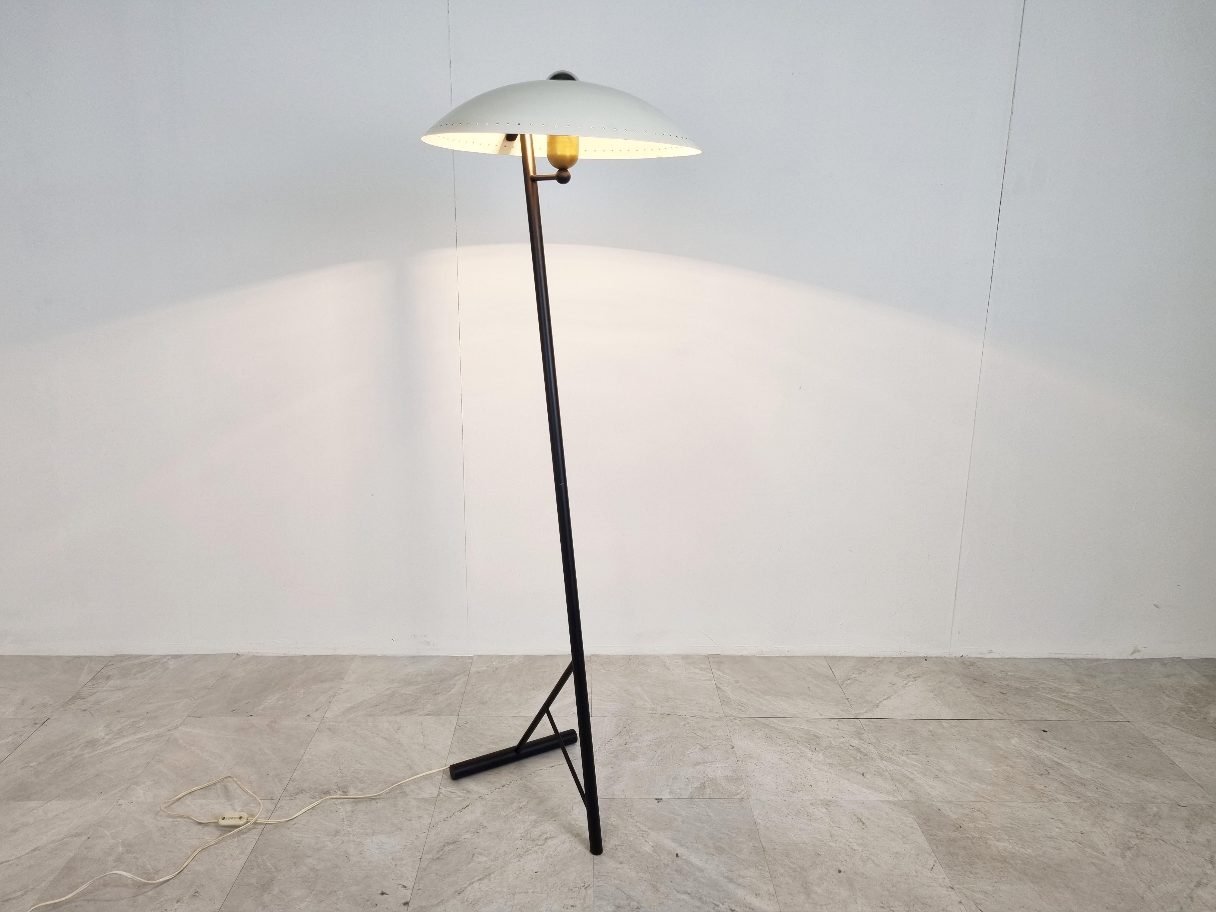 Mid Century Evoluon Floor Lamp by Louis Kalff for Philips, 1960s For Sale 3