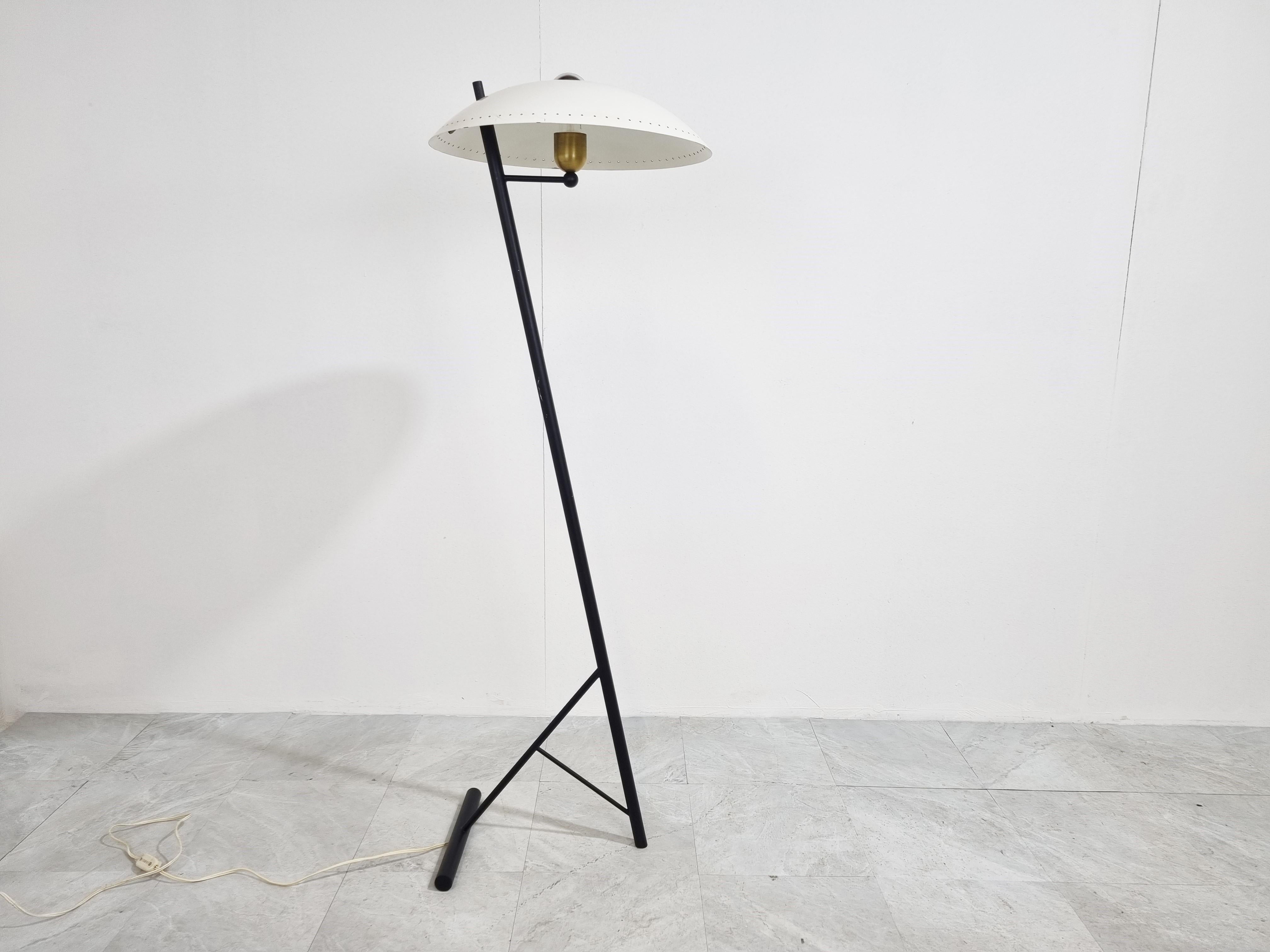 Dutch Mid Century Evoluon Floor Lamp by Louis Kalff for Philips, 1960s For Sale