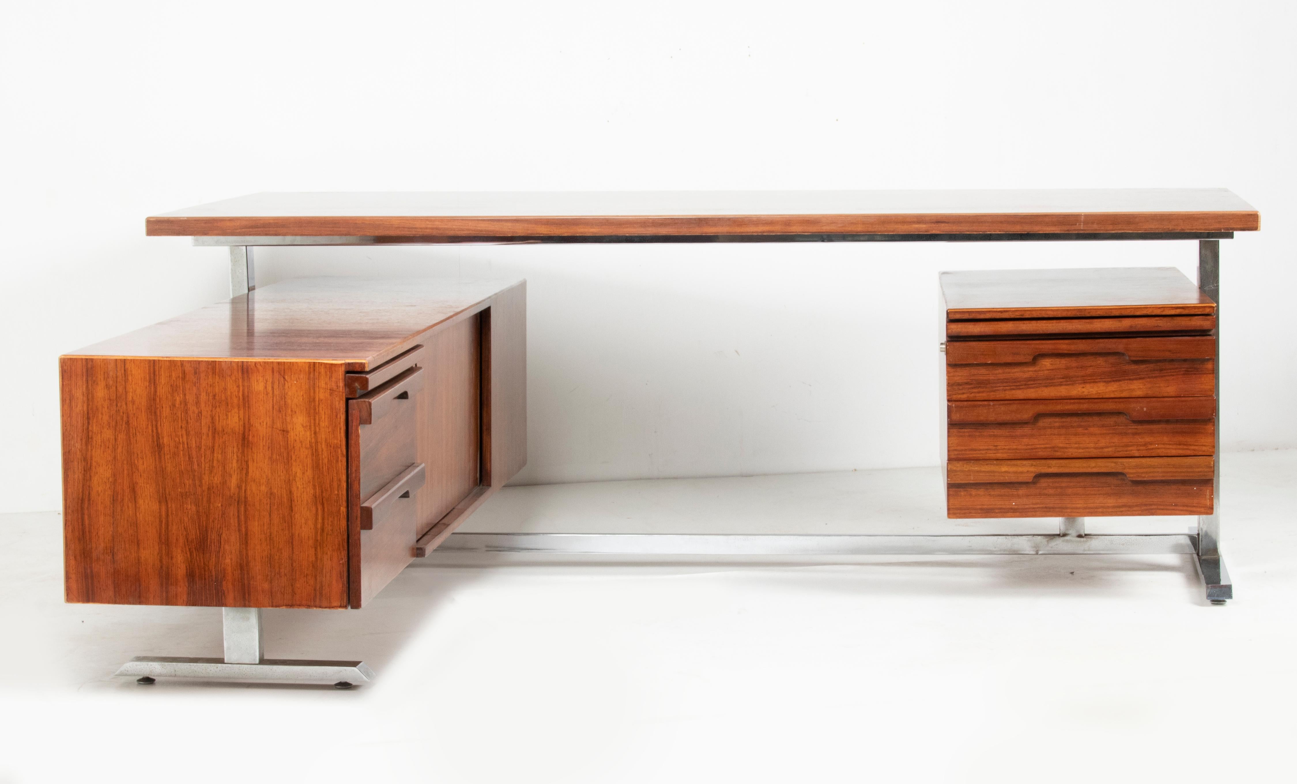 Bureau à angle droit du milieu du siècle Gianni Moscatelli pour Formanova 3