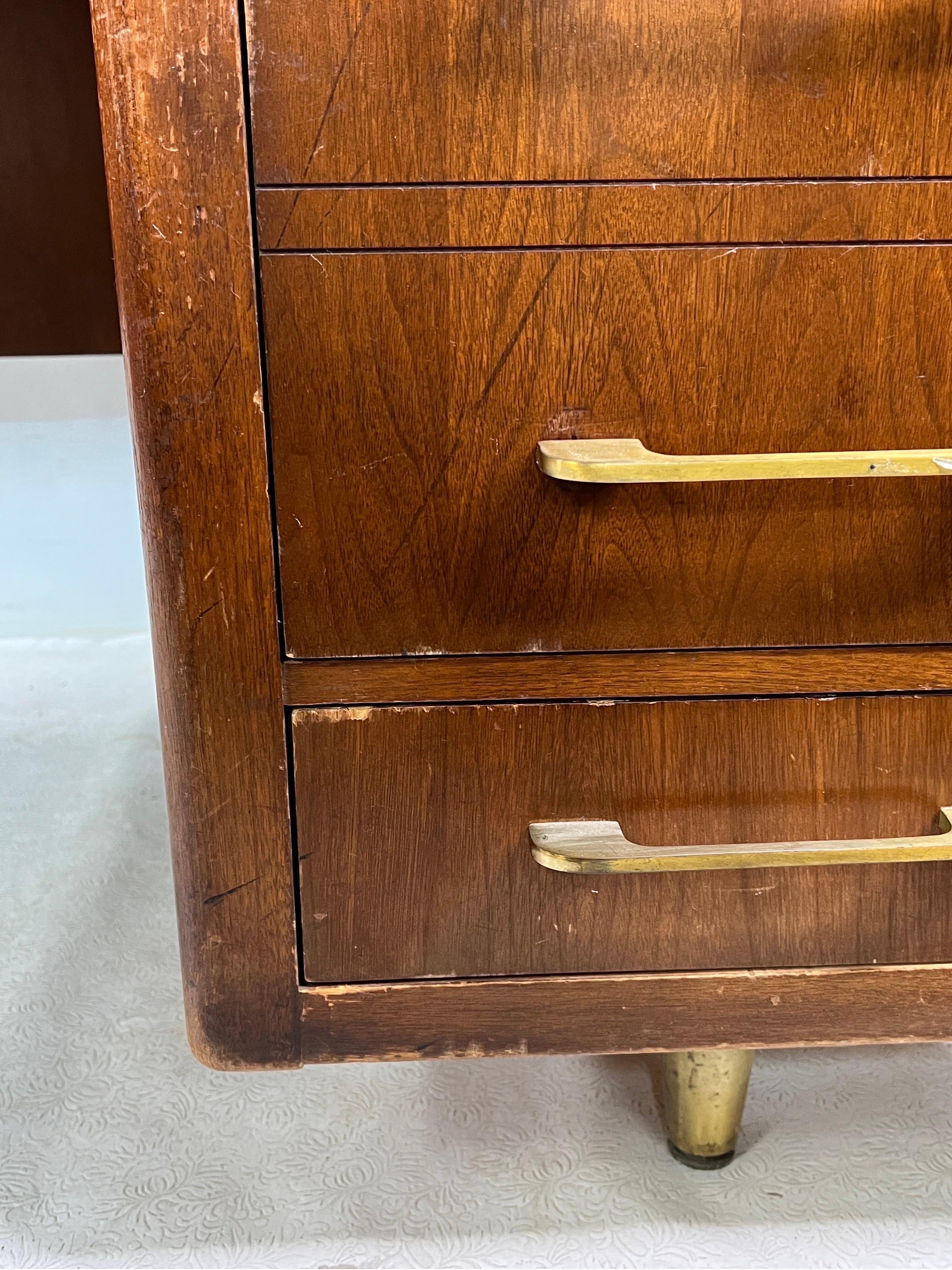 Mid-20th Century Midcentury Executive Boomerang Desk For Sale