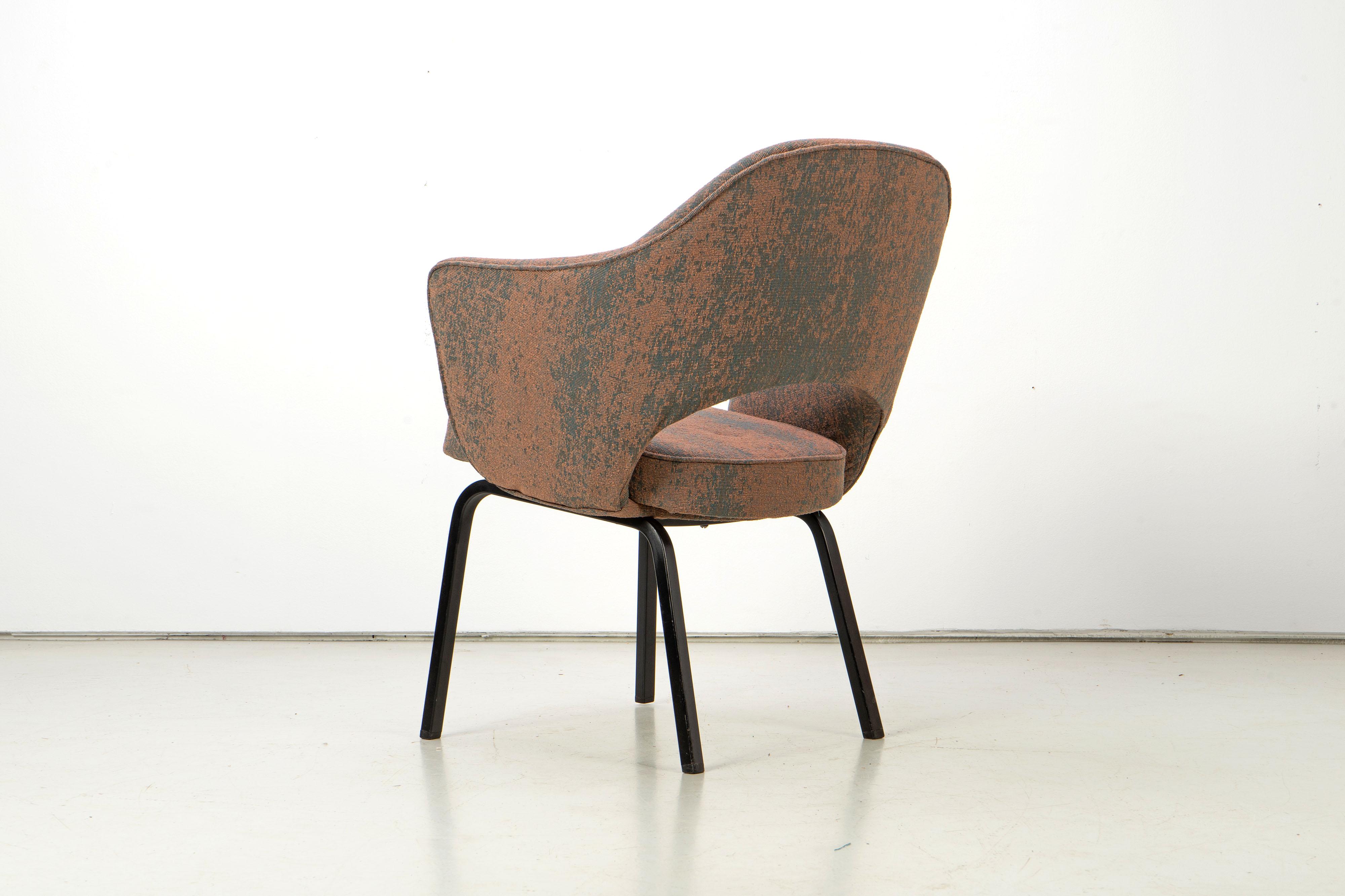 Swedish Mid-Century Executive Conference Arm Chair by Eero Saarinen Nordiska Kompaniet For Sale