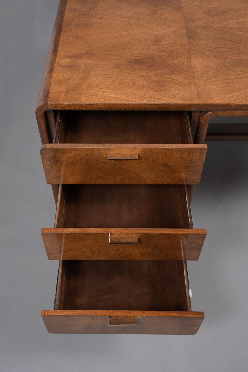 Mid-20th Century Mid-Century Executive Desk