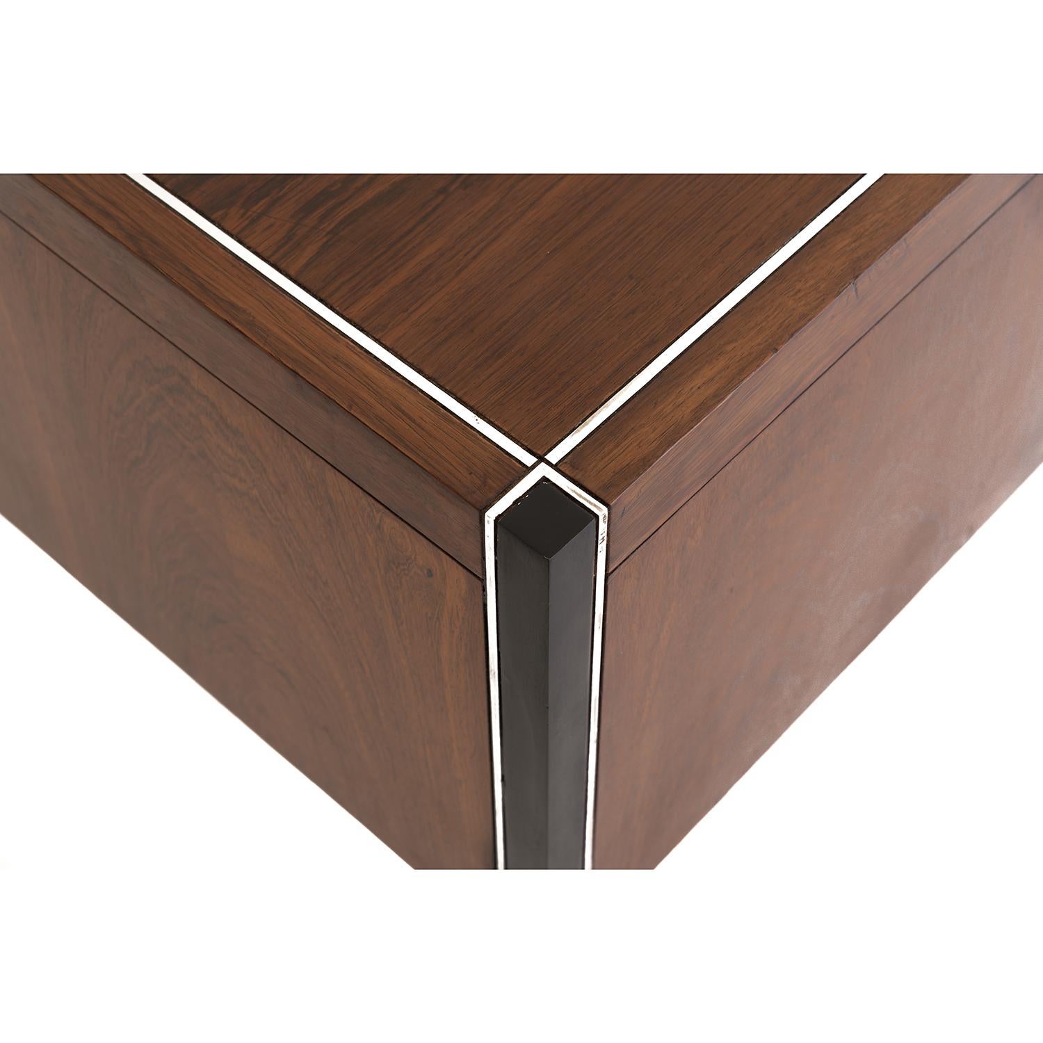 Midcentury Executive Desk in Rosewood by Richard Schultz for Knoll 4