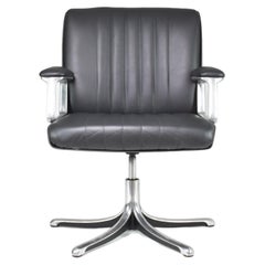 Executive Office Chair aus der Mitte des Jahrhunderts von Osvaldo Borsani für Tecno, Italien, 1960er Jahre