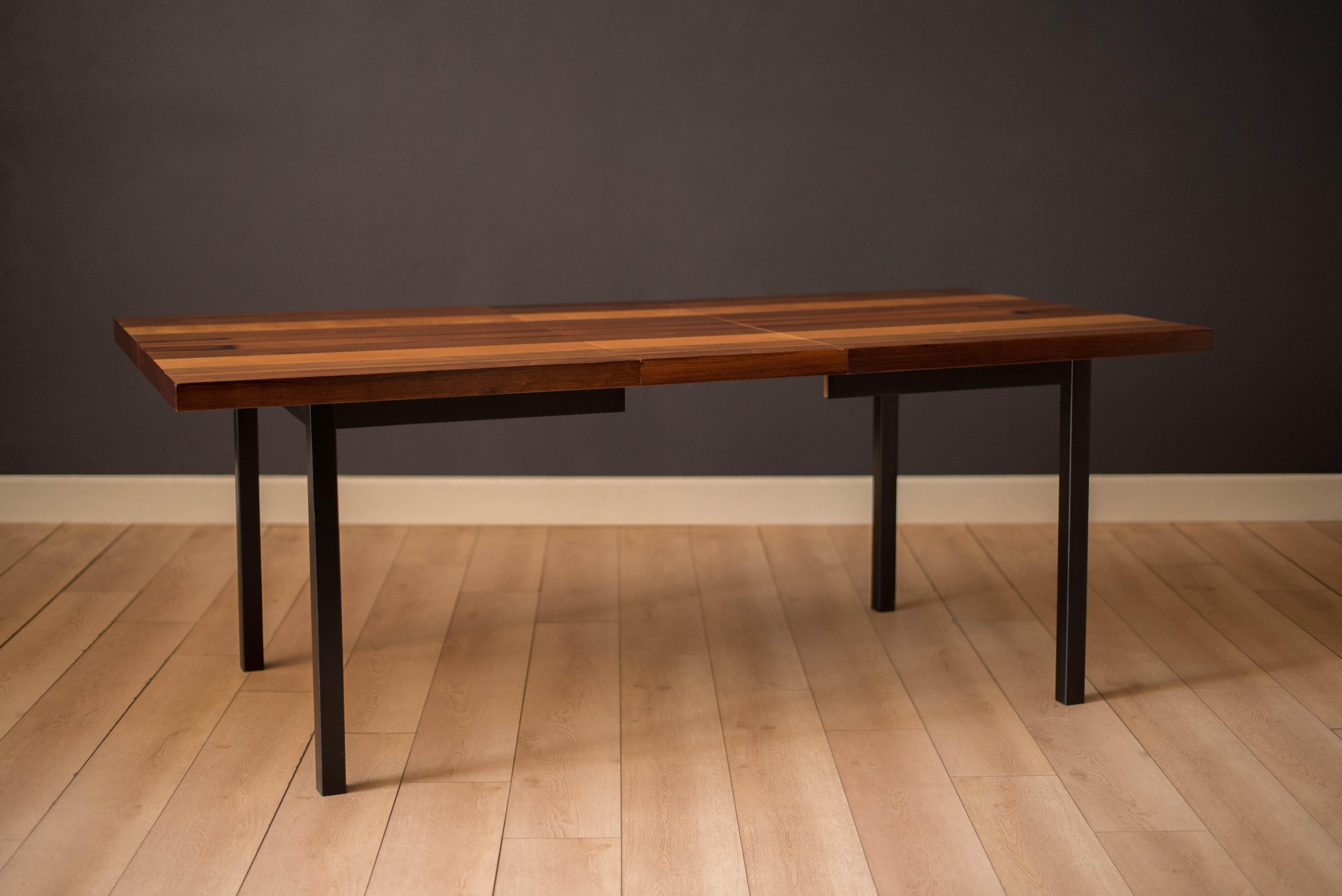 Mid-Century Modern Mid Century Expandable Milo Baughman Dining Table for Directional