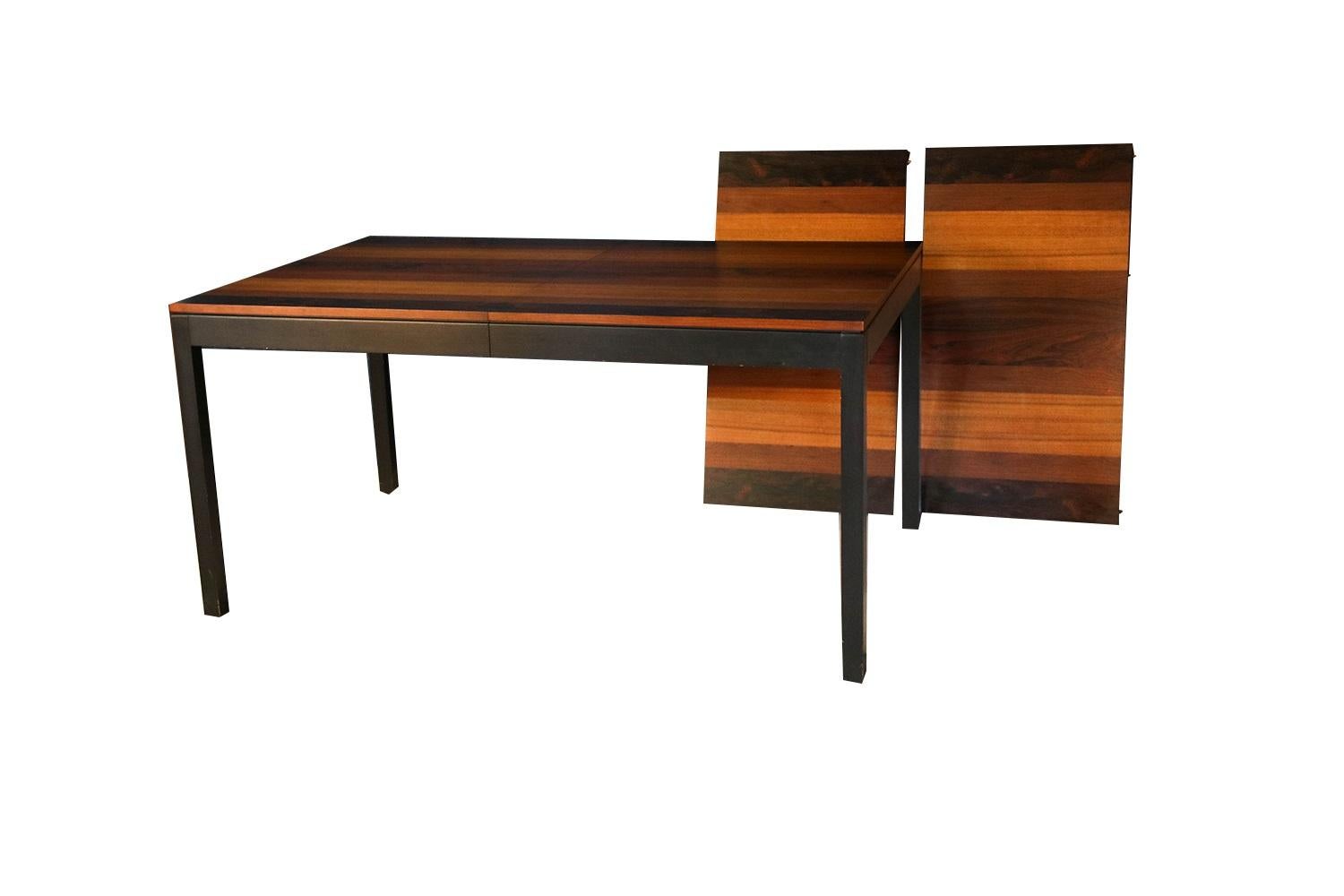 American Midcentury Expandable Milo Baughman Dining Table for Directional For Sale