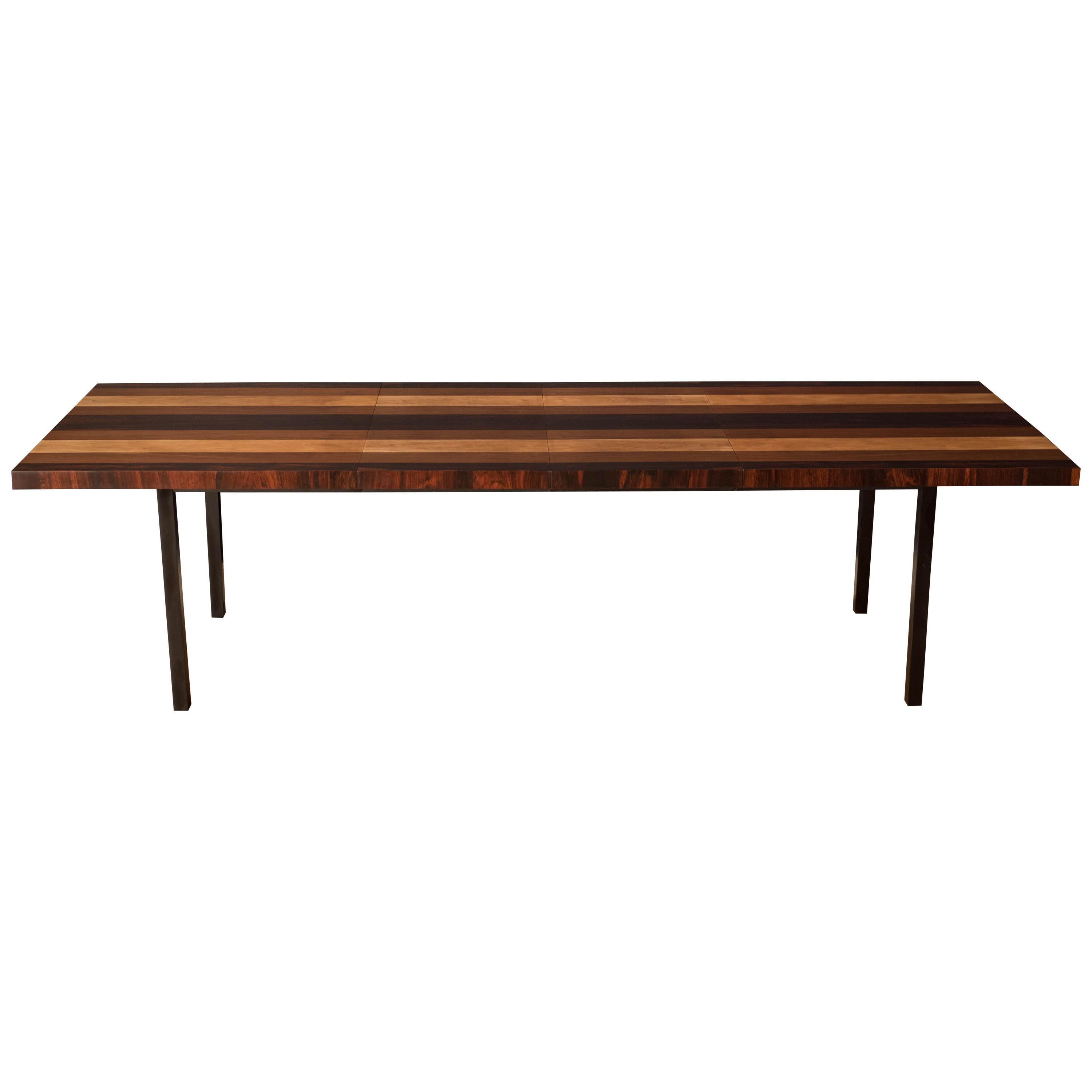 Mid Century Expandable Milo Baughman Dining Table for Directional