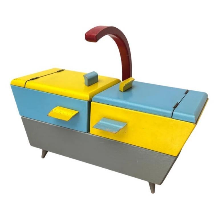 Mid-Century Expandable Sewing Tool Box, 1960s