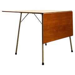 Mid-Century Expandable Teak Dining Table by Arne Jacobsen, Denmark, 1950s