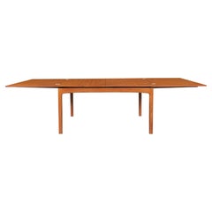 Mid-Century Expanding Teak Dining Table by Folke Ohlsson for Dux