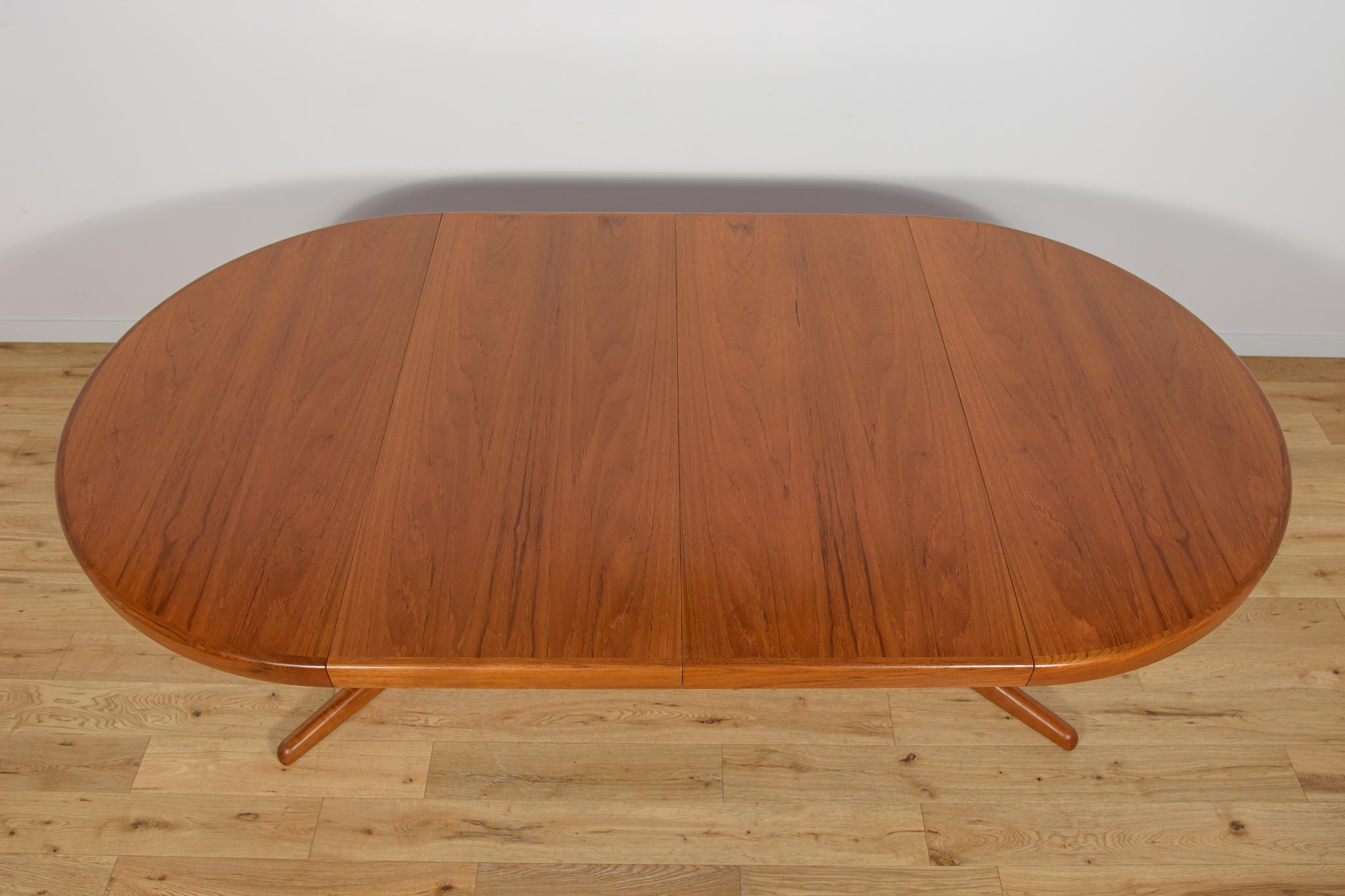 Mid Century Extendable Dining Table by Henry Walter Klein for Bramin, Denmark. 1