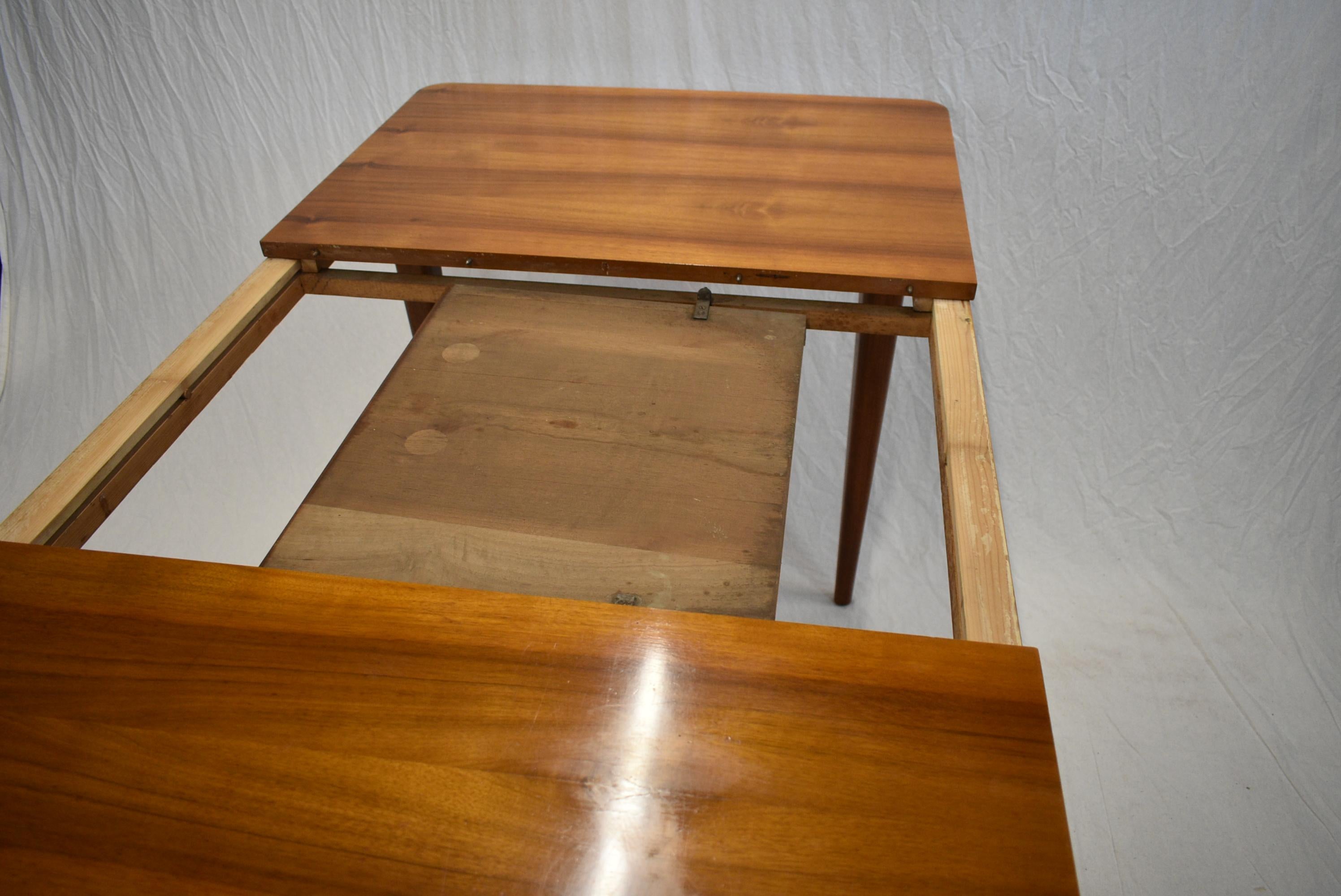 Mid-Century Extendable Dining Table Designed by Jindřich Halabala for UP Závody 7