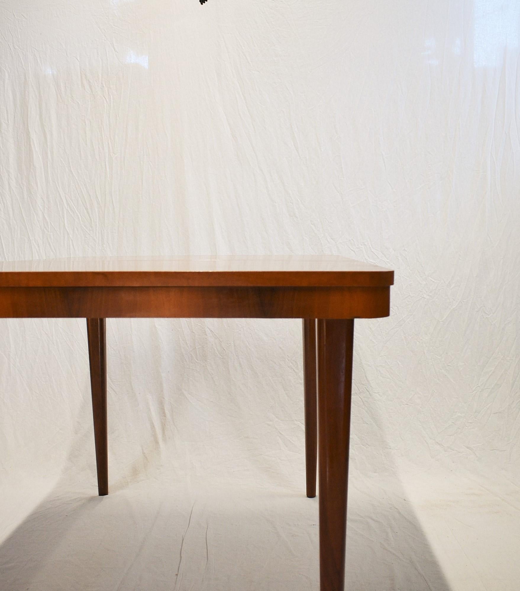 Mid-Century Extendable Dining Table Designed by Jindřich Halabala for UP Závody 12