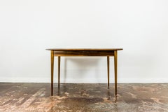 Mid-century extendable dining table in walnut by Bytomskie Fabryki Mebli, 1960s