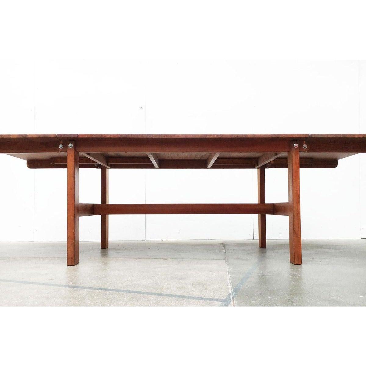 Mid-Century Modern Mid-Century Extendable Drop Leaf Dining Table by Peter Ole Schiønning For Sale