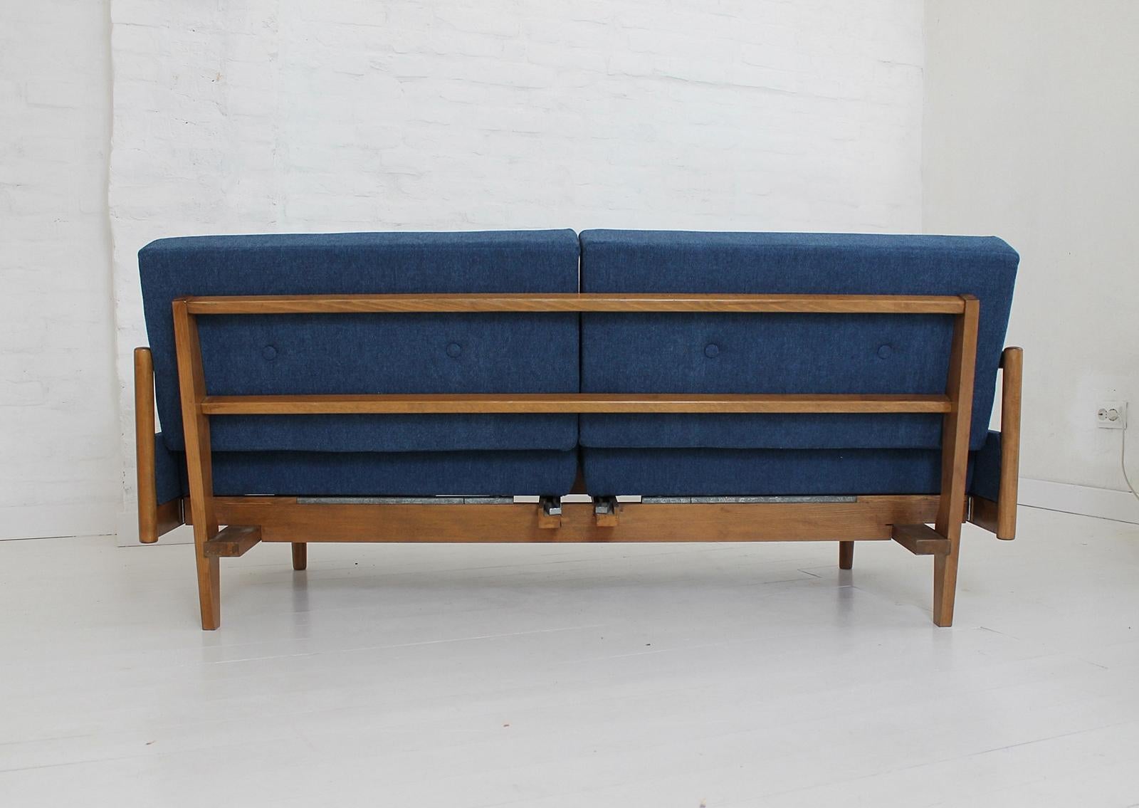 20th Century Midcentury Extendable Sofa Daybed by Wilhelm Knoll for Knoll Antimott, 1950s