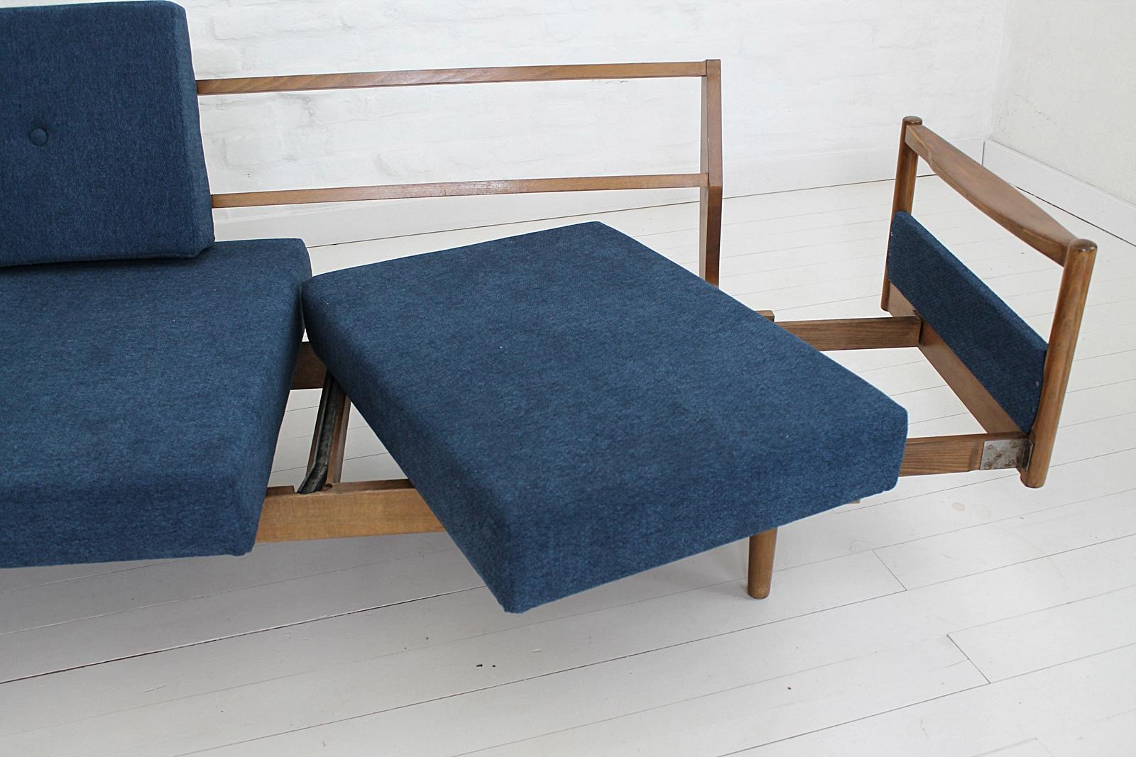 Midcentury Extendable Sofa Daybed by Wilhelm Knoll for Knoll Antimott, 1950s 1