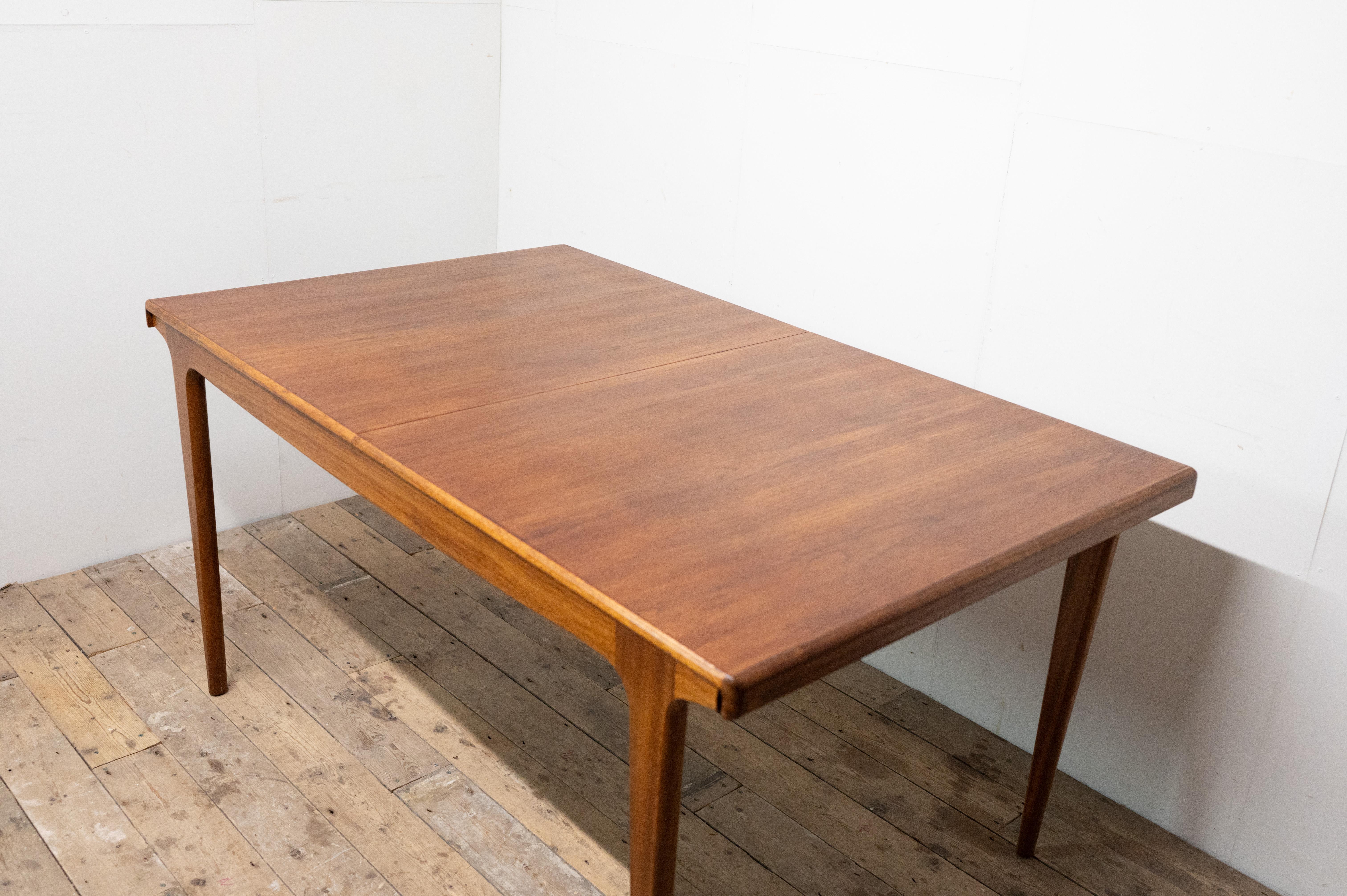 19th Century Mid Century Extendable Teak Dining Table from Younger, 1960s