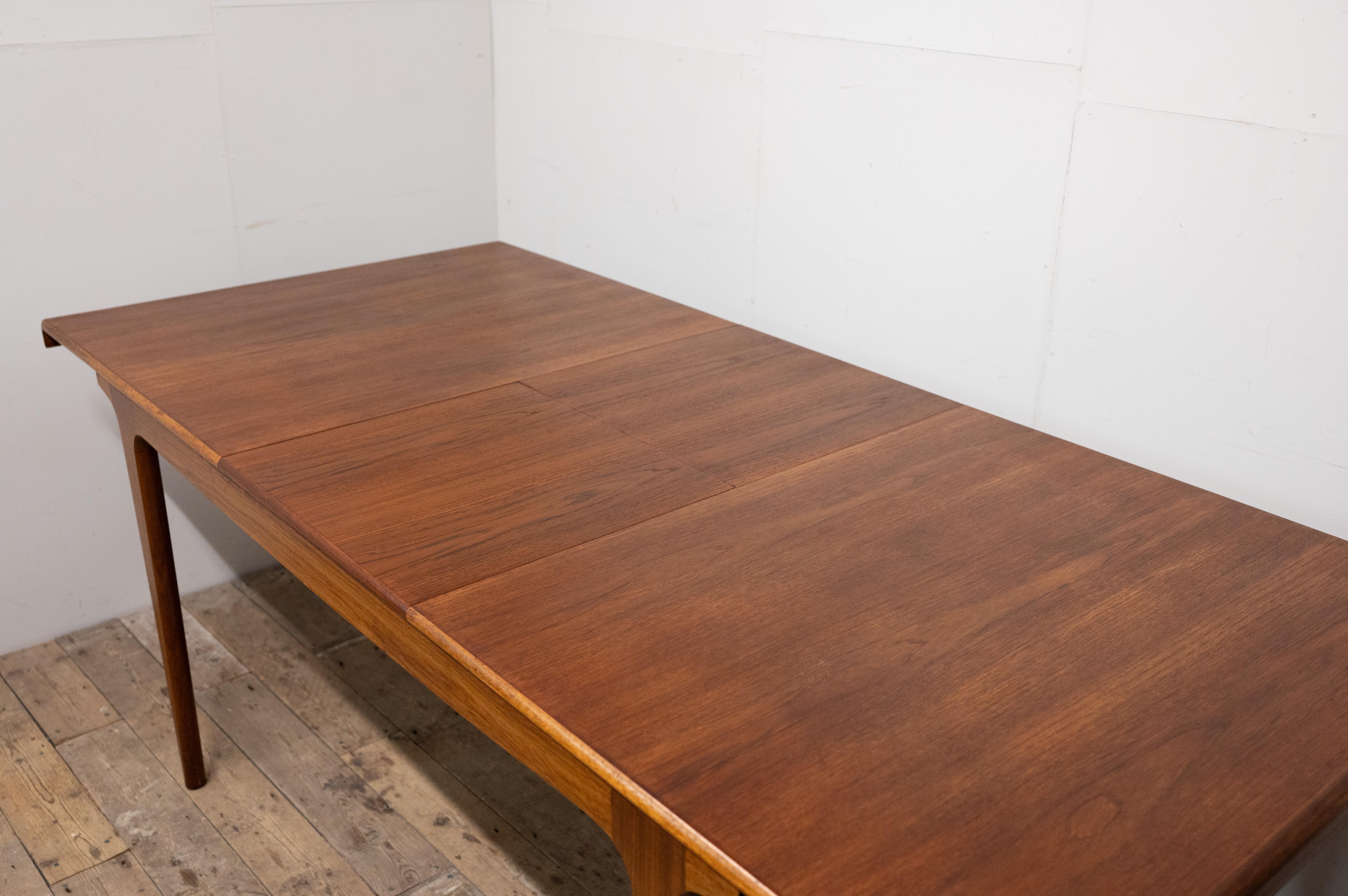 Mid Century Extendable Teak Dining Table from Younger, 1960s 2