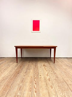 Mid-Century Extendable Teak Dining Table, Niels O. Møller for J.L. Moller, 1950s