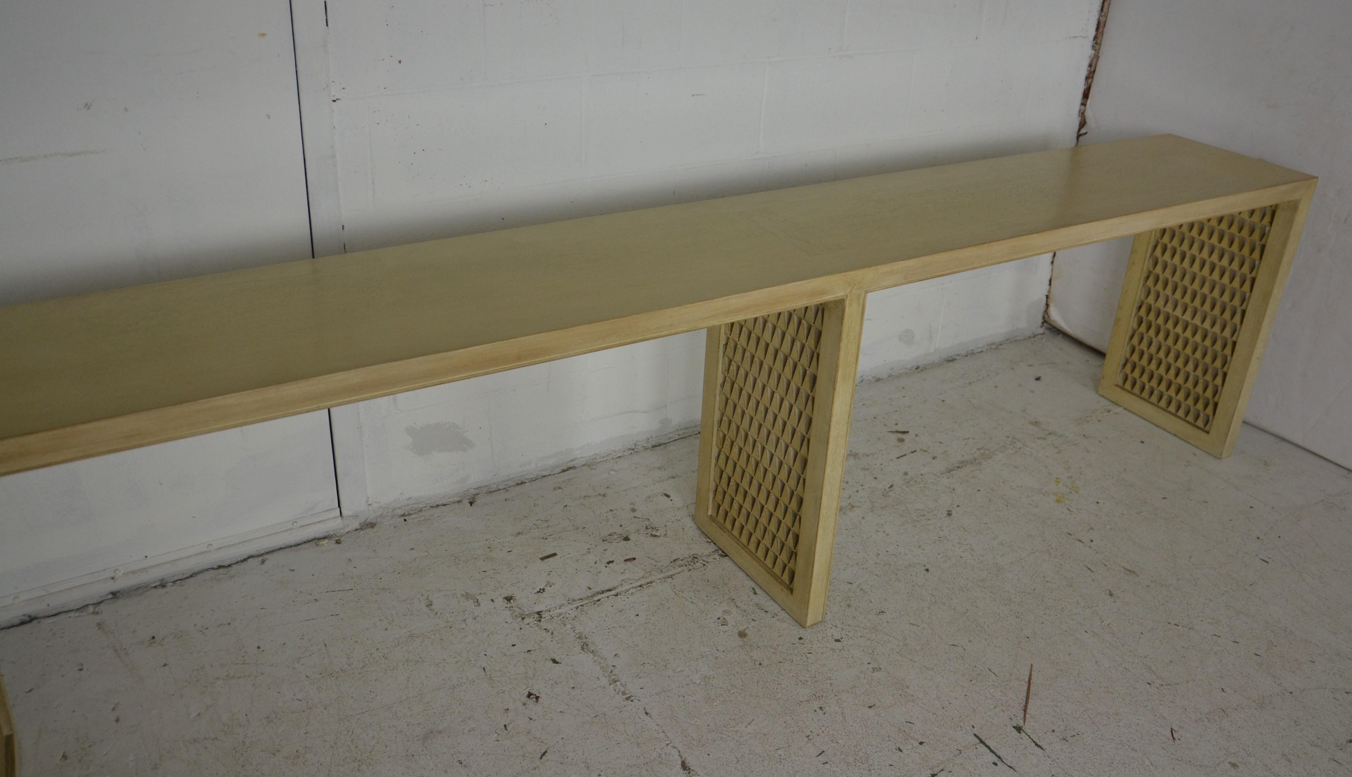 extra long console table