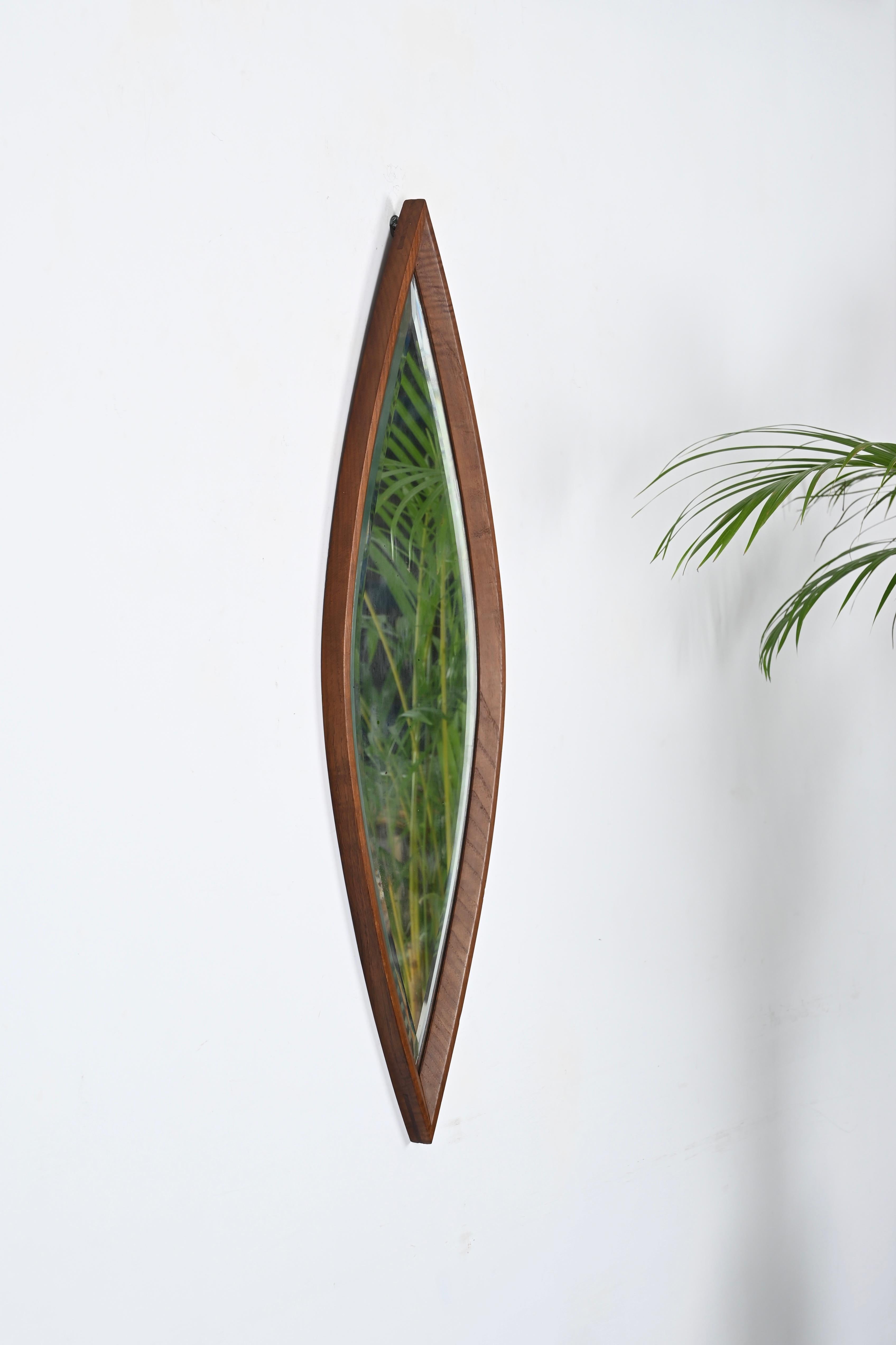 mid century asymmetrical mirror