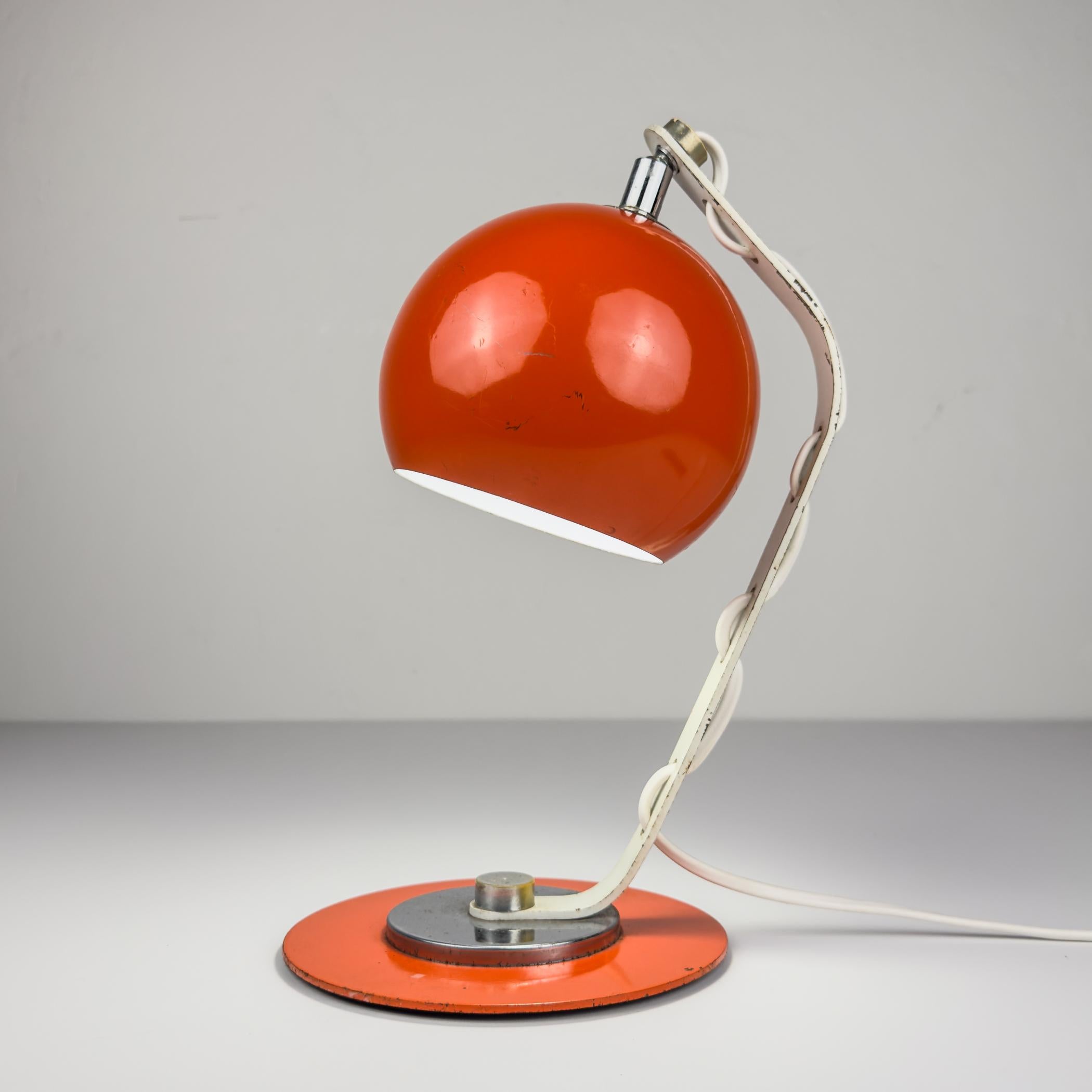 Augapfel-Schreibtischlampe, Italien, 1970er Jahre im Angebot 5