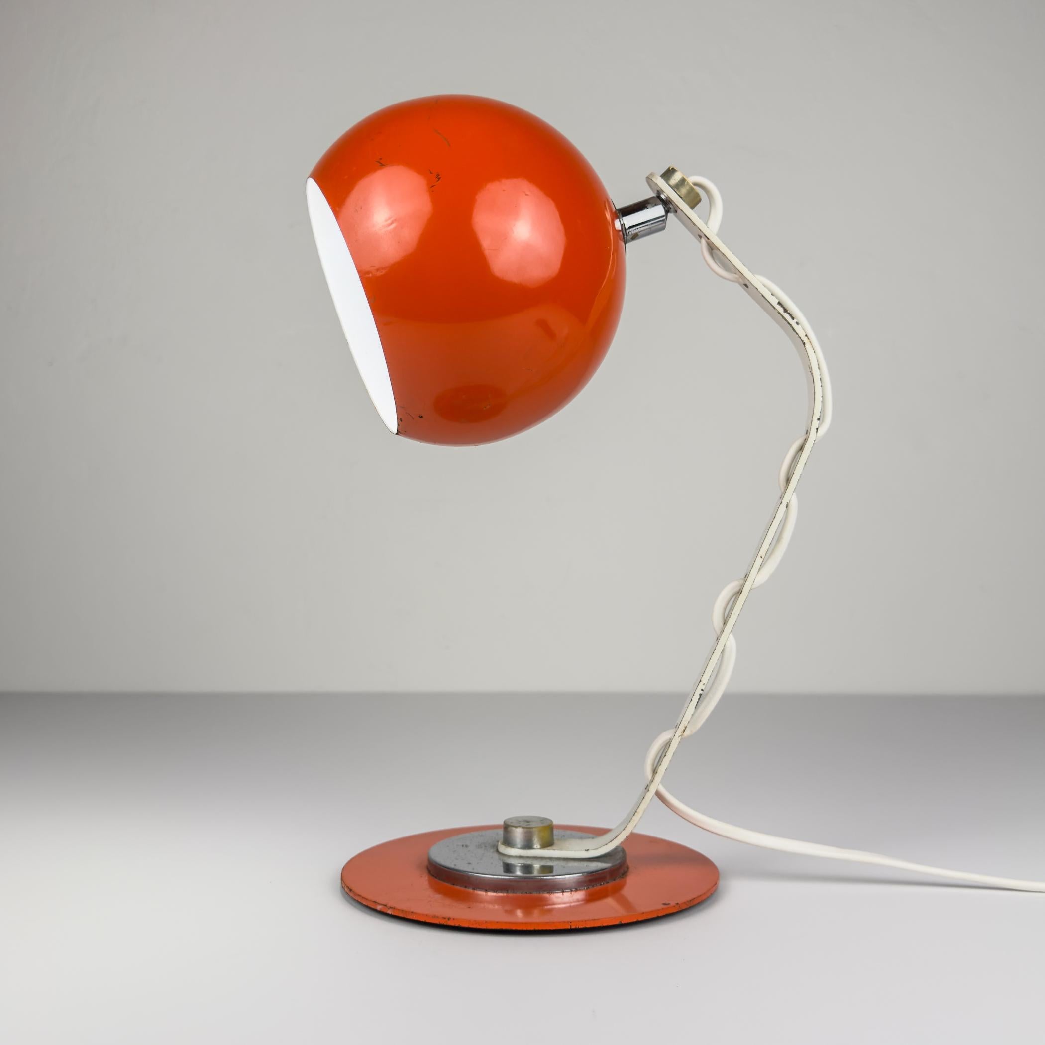 Augapfel-Schreibtischlampe, Italien, 1970er Jahre im Angebot 6