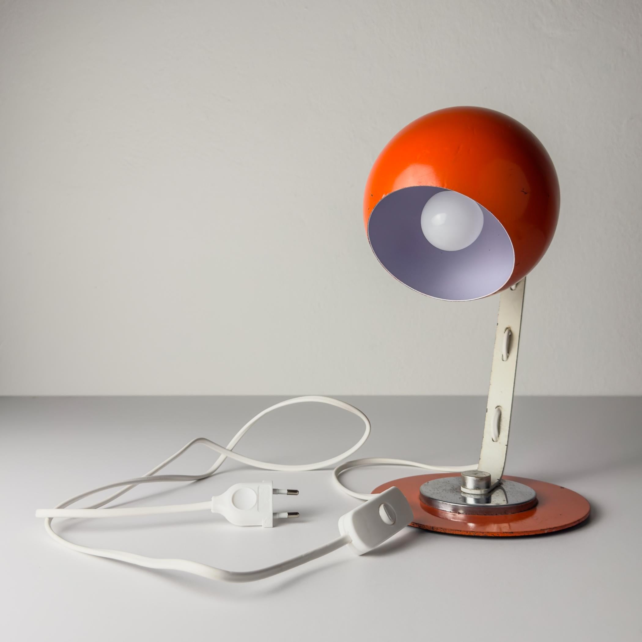 Augapfel-Schreibtischlampe, Italien, 1970er Jahre im Angebot 9