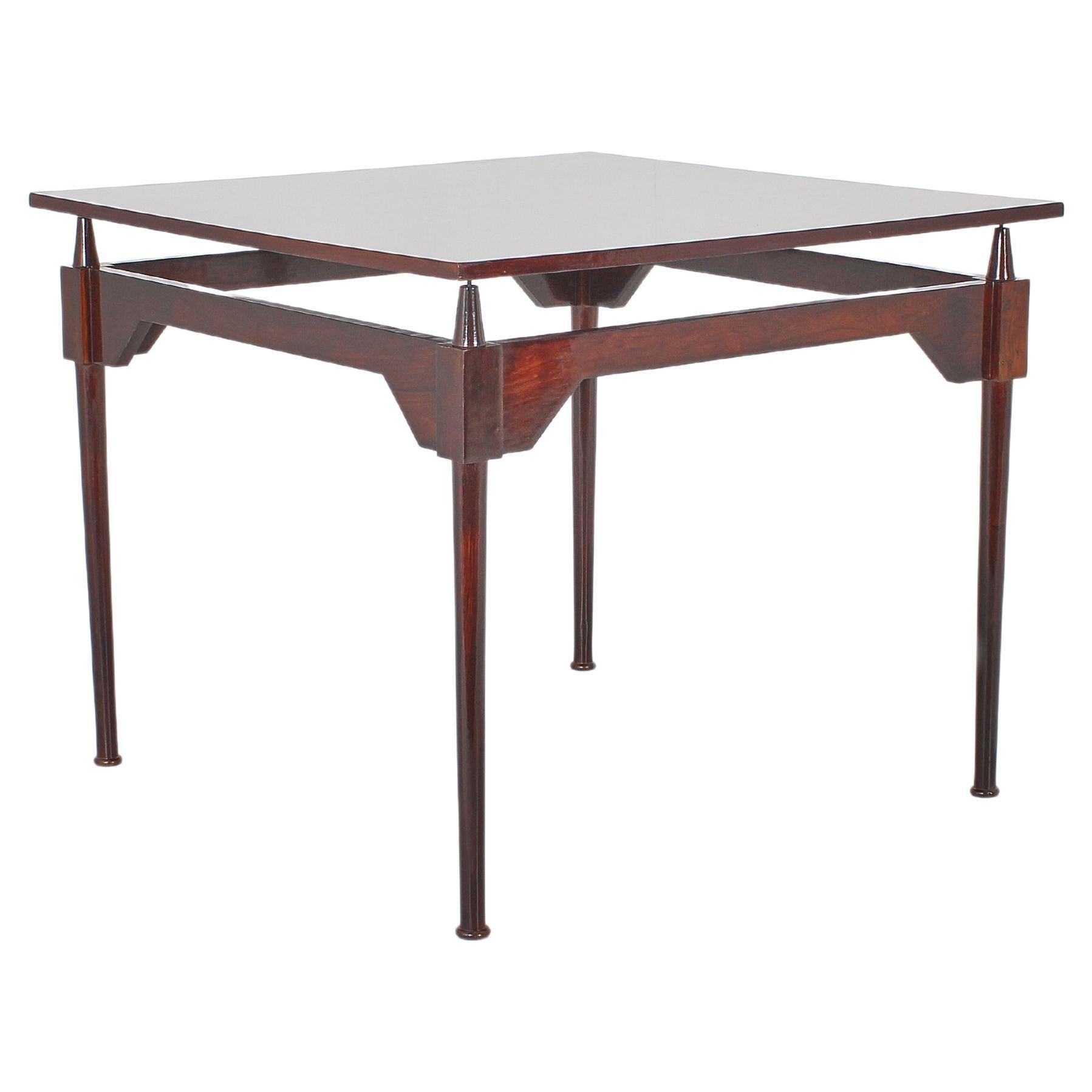 Mid-Century F. Albini for Poggi, "TL3" Mod. Wood Table, 60s Italy