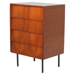 Mid-Century F. Graffi for Home Torino Wooden Chest of Drawers, Italy 50s