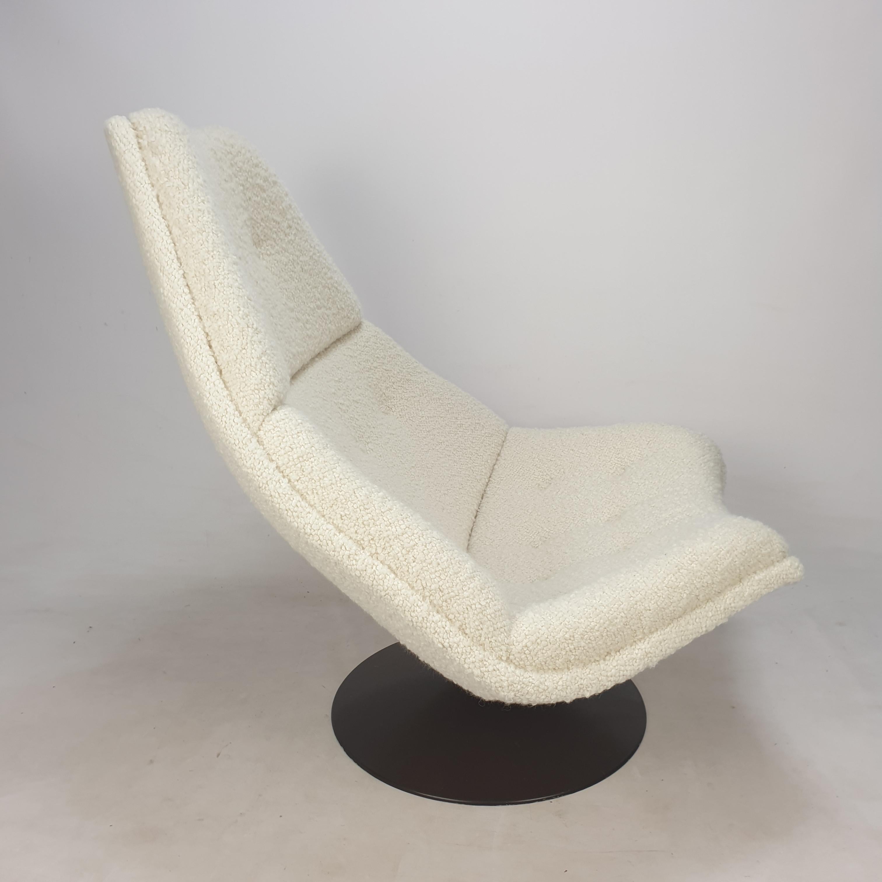 Mid-Century F510 Loungesessel von Geoffrey Harcourt für Artifort, 1960er Jahre (Holz) im Angebot