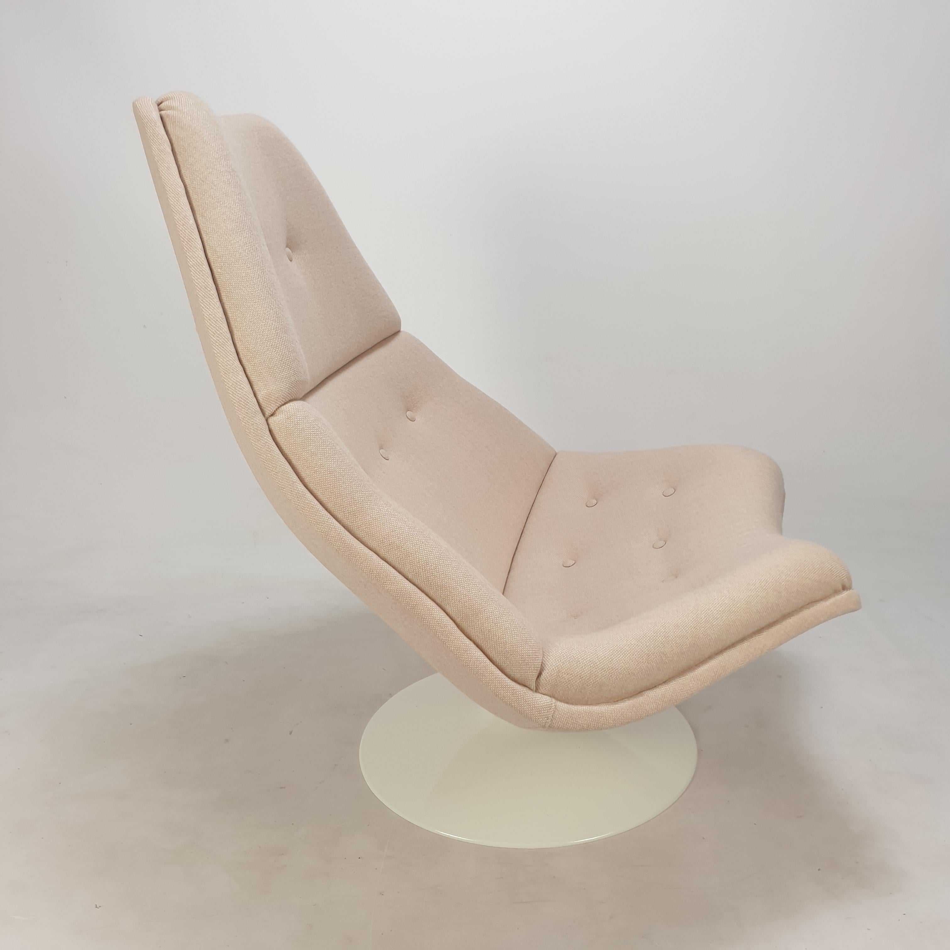 Mid-Century F510 Lounge Chair by Geoffrey Harcourt for Artifort, 1960s In Excellent Condition For Sale In Oud Beijerland, NL