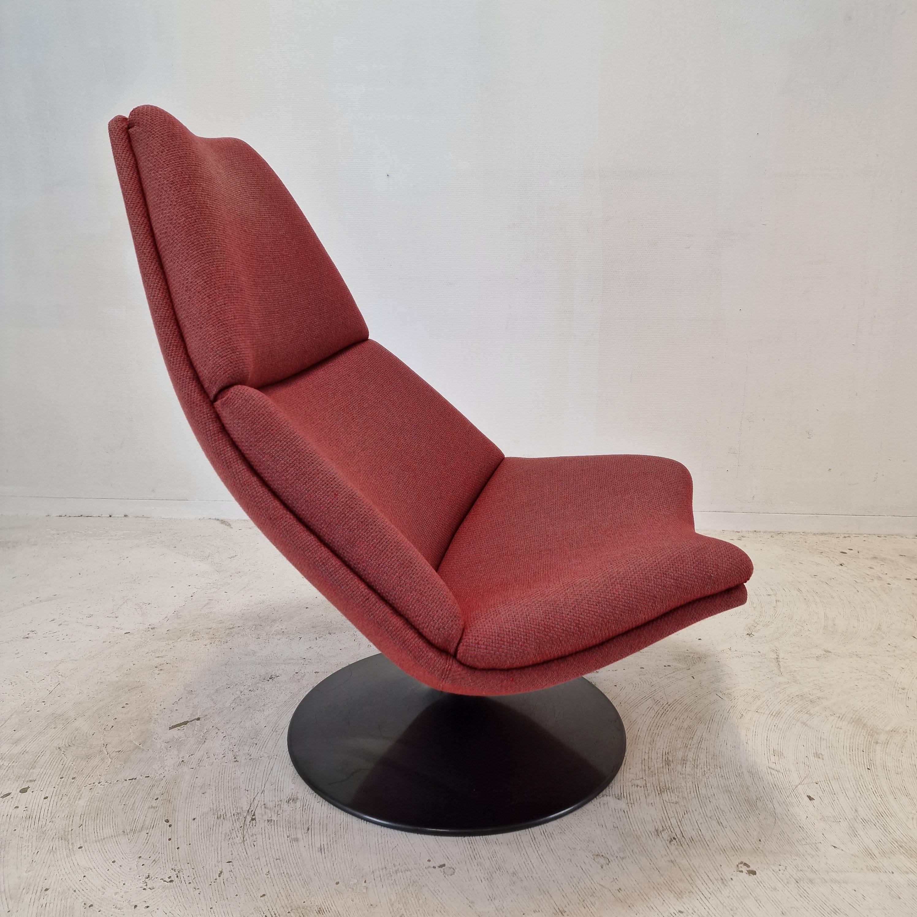 Mid Century F510 Lounge Chair by Geoffrey Harcourt for Artifort, 1970s In Good Condition For Sale In Oud Beijerland, NL
