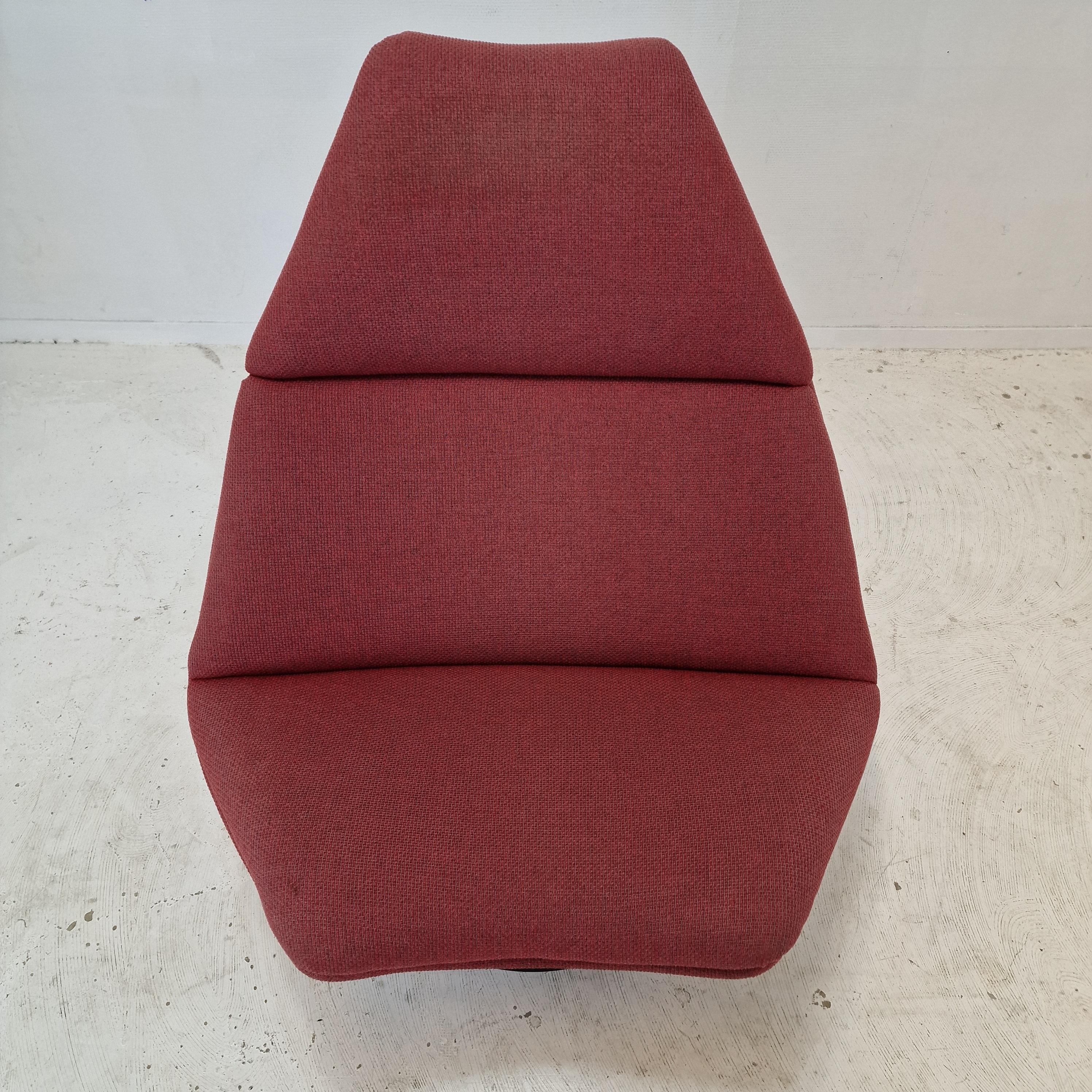 Metal Mid Century F510 Lounge Chair by Geoffrey Harcourt for Artifort, 1970s For Sale
