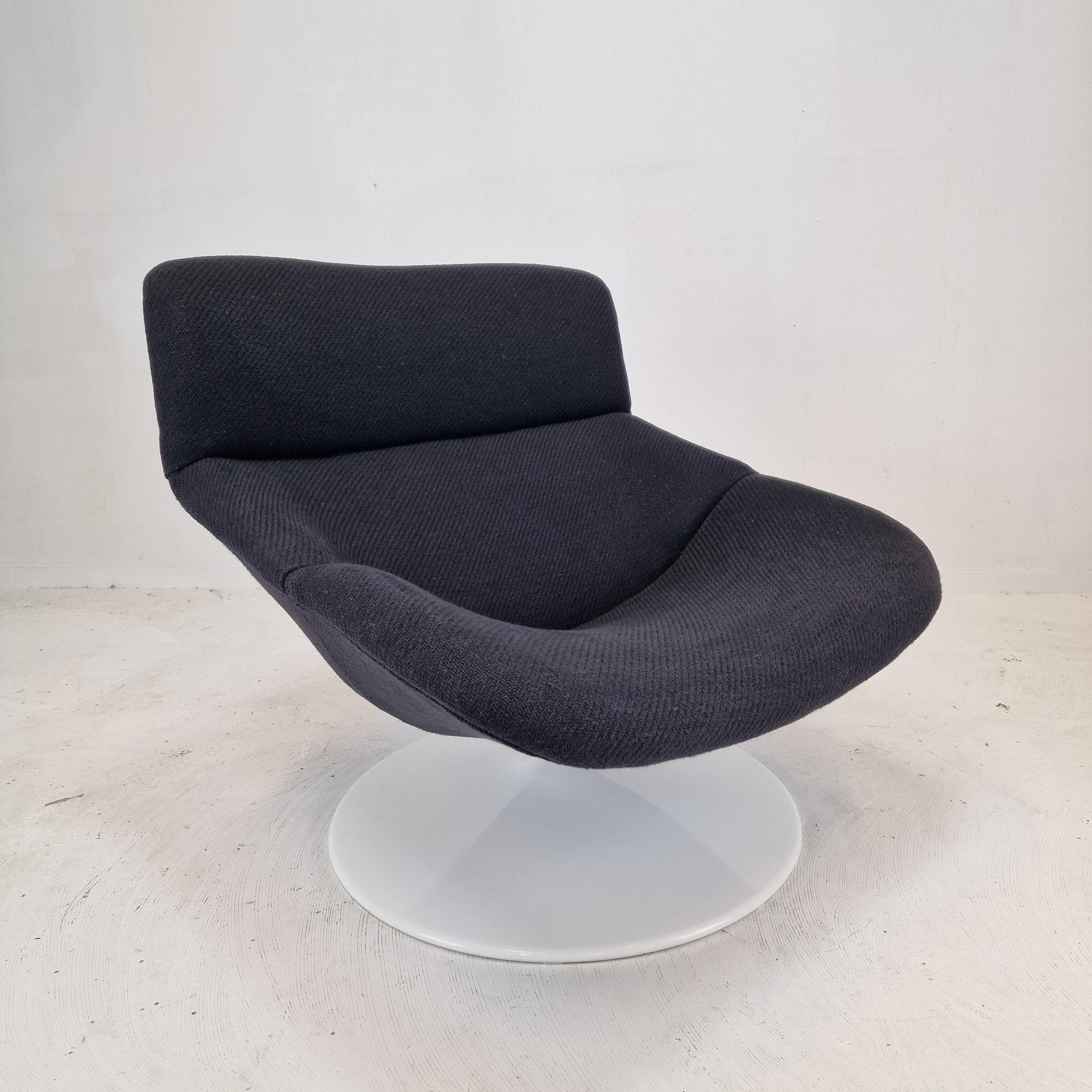 Mid Century F518 Lounge Chair by Geoffrey Harcourt for Artifort, 1970s In Excellent Condition For Sale In Oud Beijerland, NL