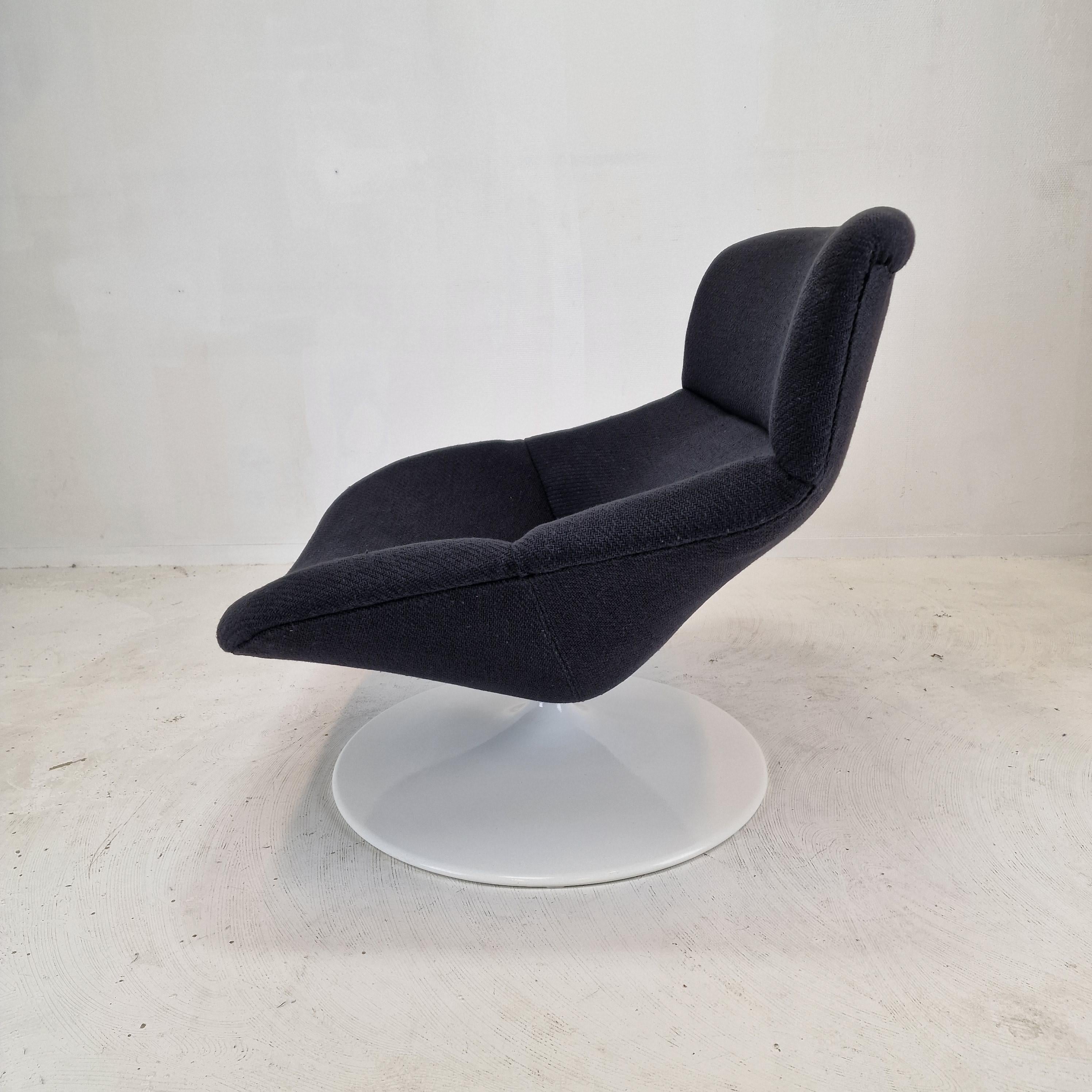 Late 20th Century Mid Century F518 Lounge Chair by Geoffrey Harcourt for Artifort, 1970s For Sale