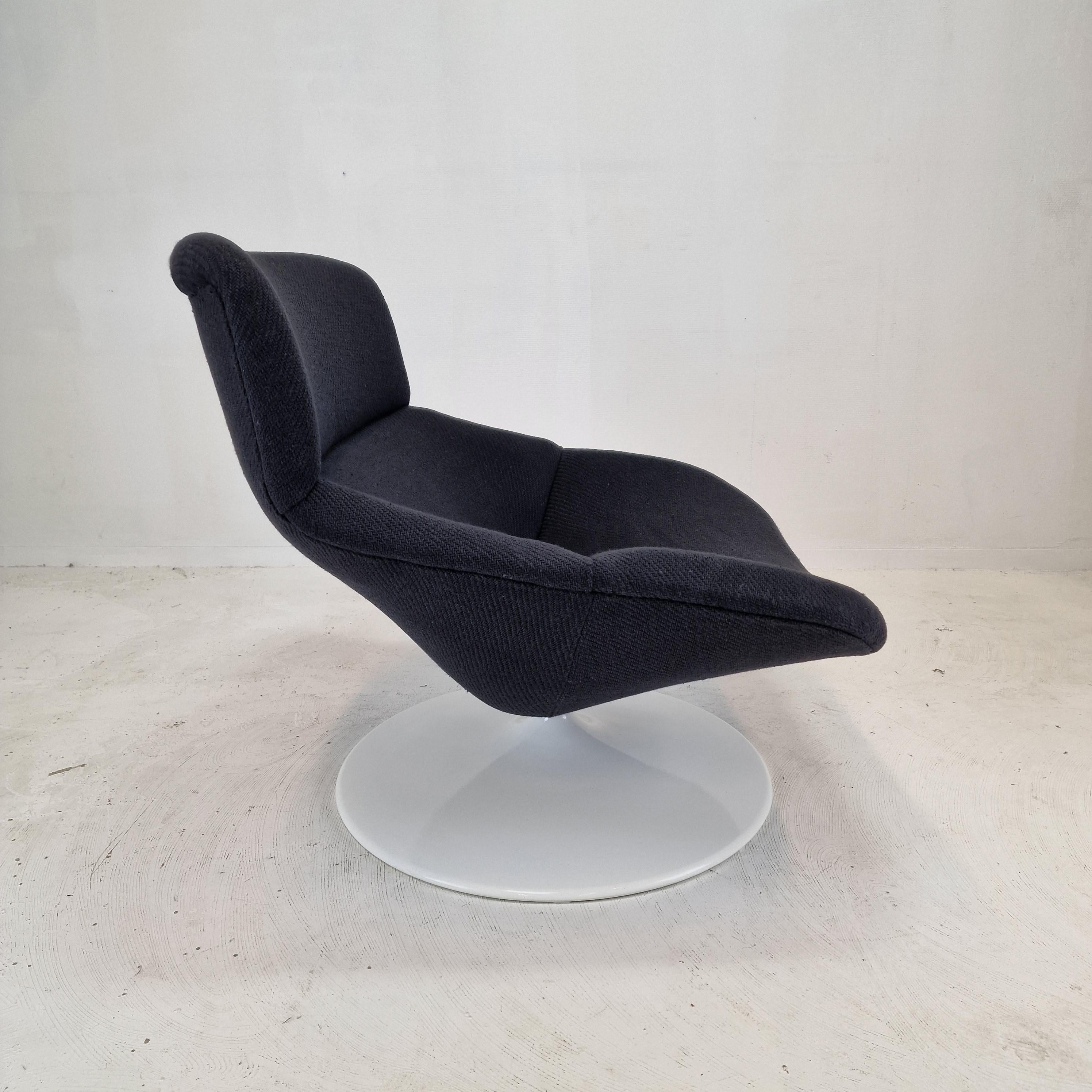 Fabric Mid Century F518 Lounge Chair by Geoffrey Harcourt for Artifort, 1970s For Sale