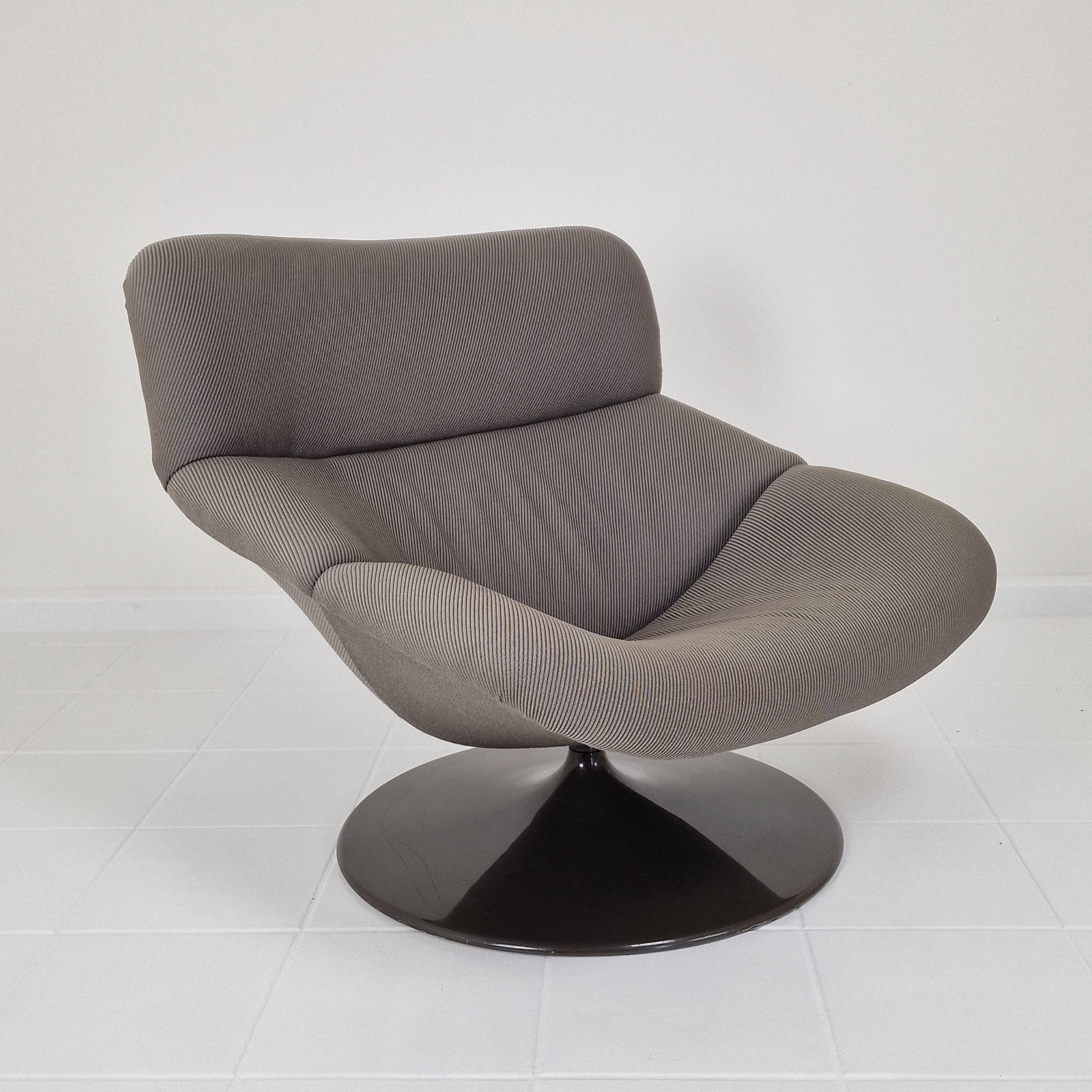 Mid-Century Modern Mid Century F518 Lounge Chair by Geoffrey Harcourt for Artifort, 1980s For Sale
