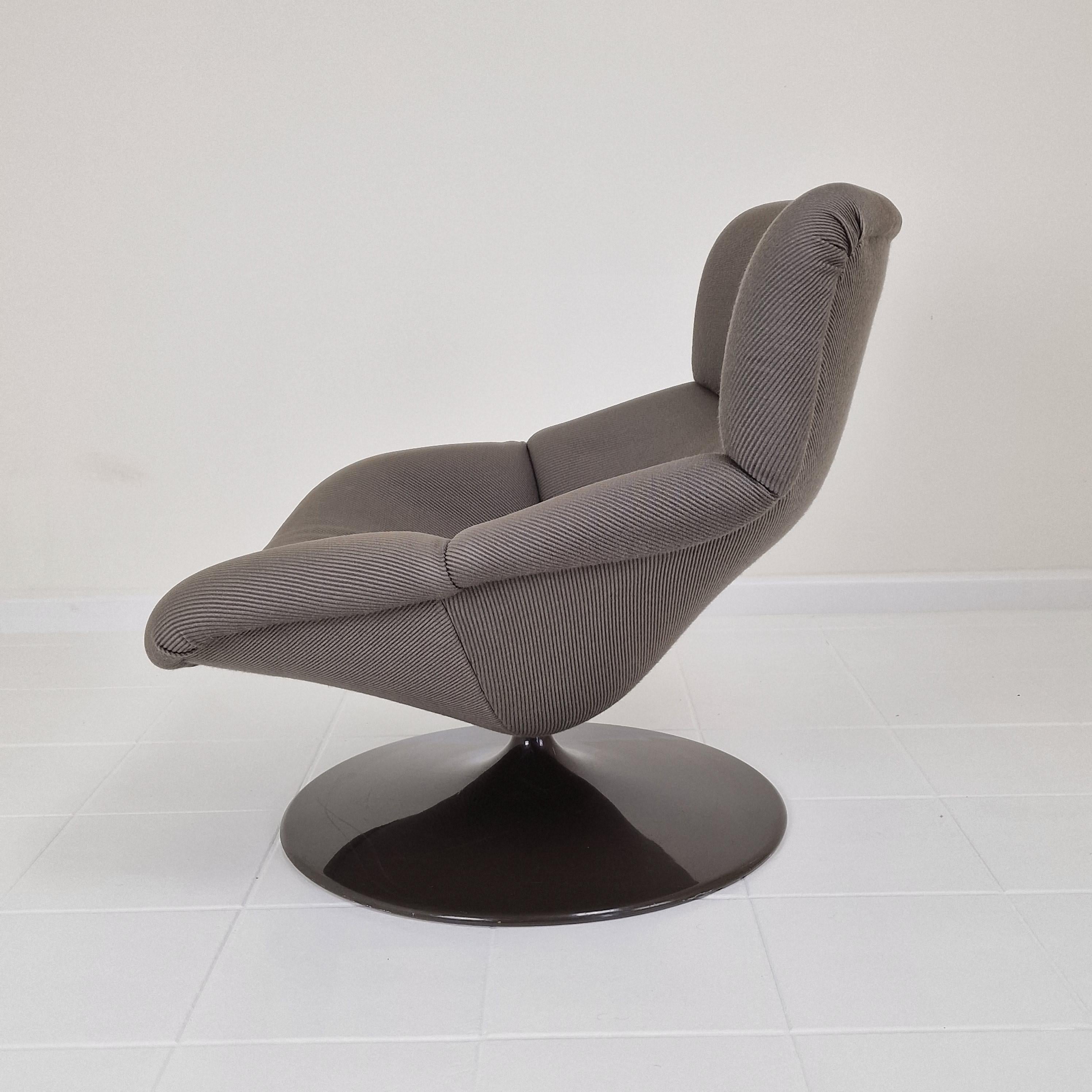 Late 20th Century Mid Century F518 Lounge Chair by Geoffrey Harcourt for Artifort, 1980s For Sale